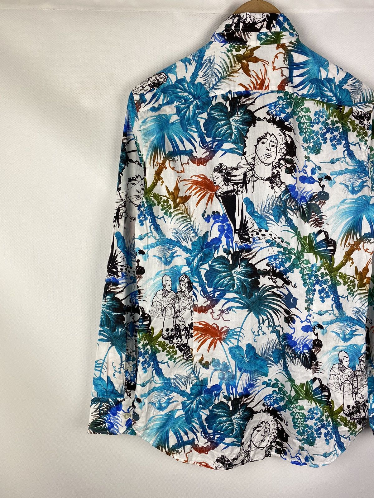 Etro Etro men’s long sleeve overprinted button up shirt size 39 Size US L / EU 52-54 / 3 - 13 Thumbnail