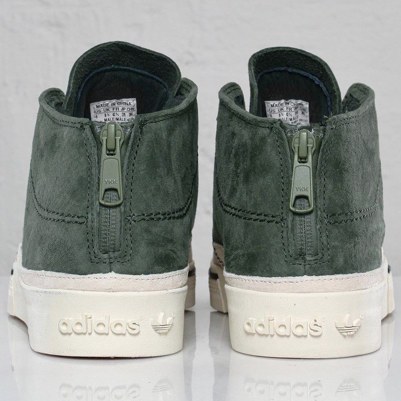 Burton NEW Vintage Burton & Adidas Vulc Mid KZK Sneakers 8 Green Size US 8 / EU 41 - 3 Thumbnail