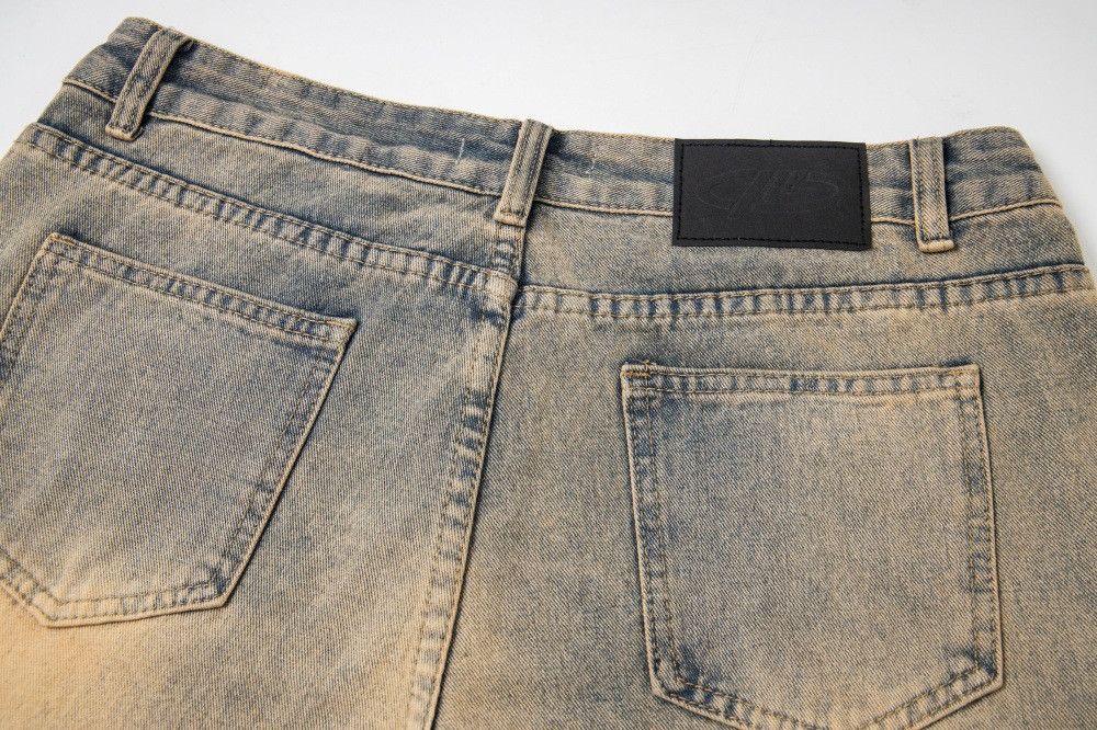 Japanese Brand × Jean Heavy distressed trendy loose men's flared jeans Size US 32 / EU 48 - 5 Thumbnail