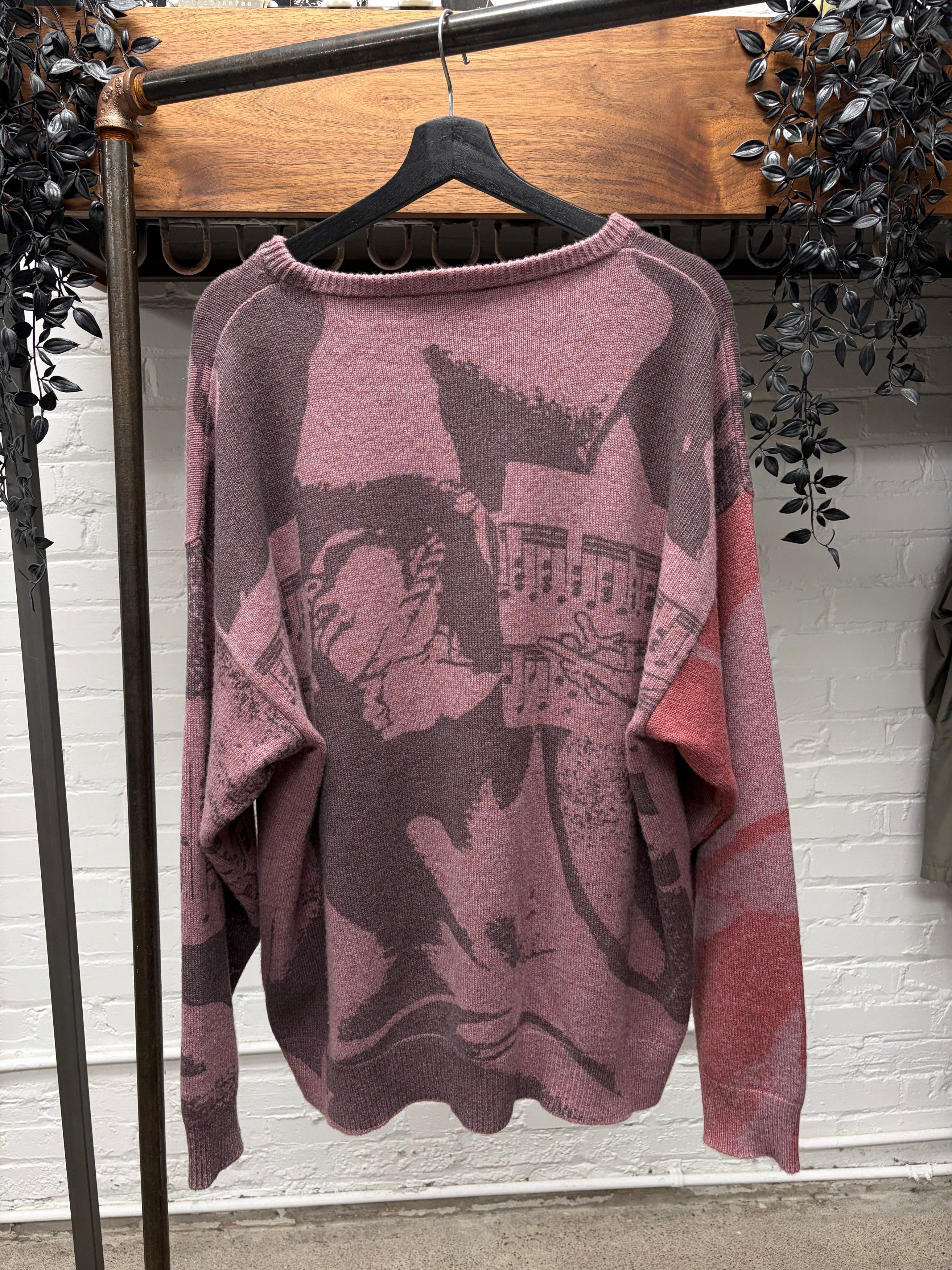 Enfants Riches Deprimes SS2024 Enfants Riches Deprimes ‘Trax Unsound’ Cashmere Music Sweater Size US XXL / EU 58 / 5 - 4 Thumbnail