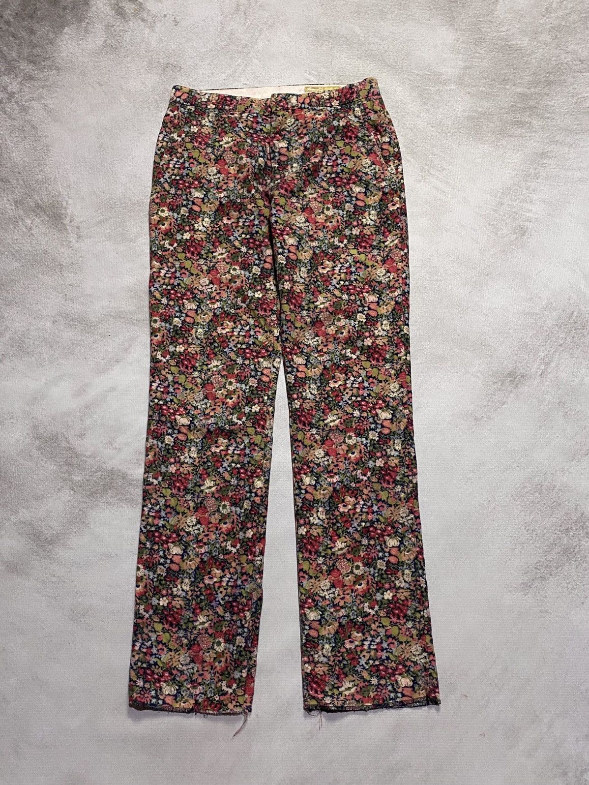 Beams Plus Beams Boy Floral Pants Size 27" / US 4 / IT 40 - 1 Thumbnail