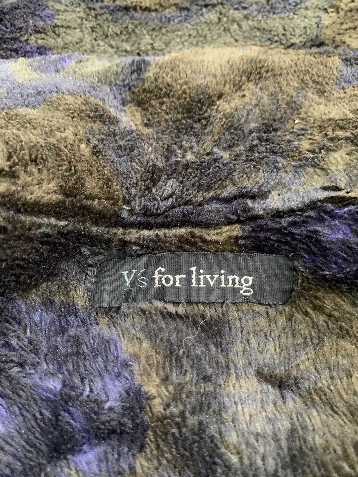 Yohji Yamamoto Cozy Flowers Art Y's For Living Fleece Long Coat Size US S / EU 44-46 / 1 - 14 Thumbnail