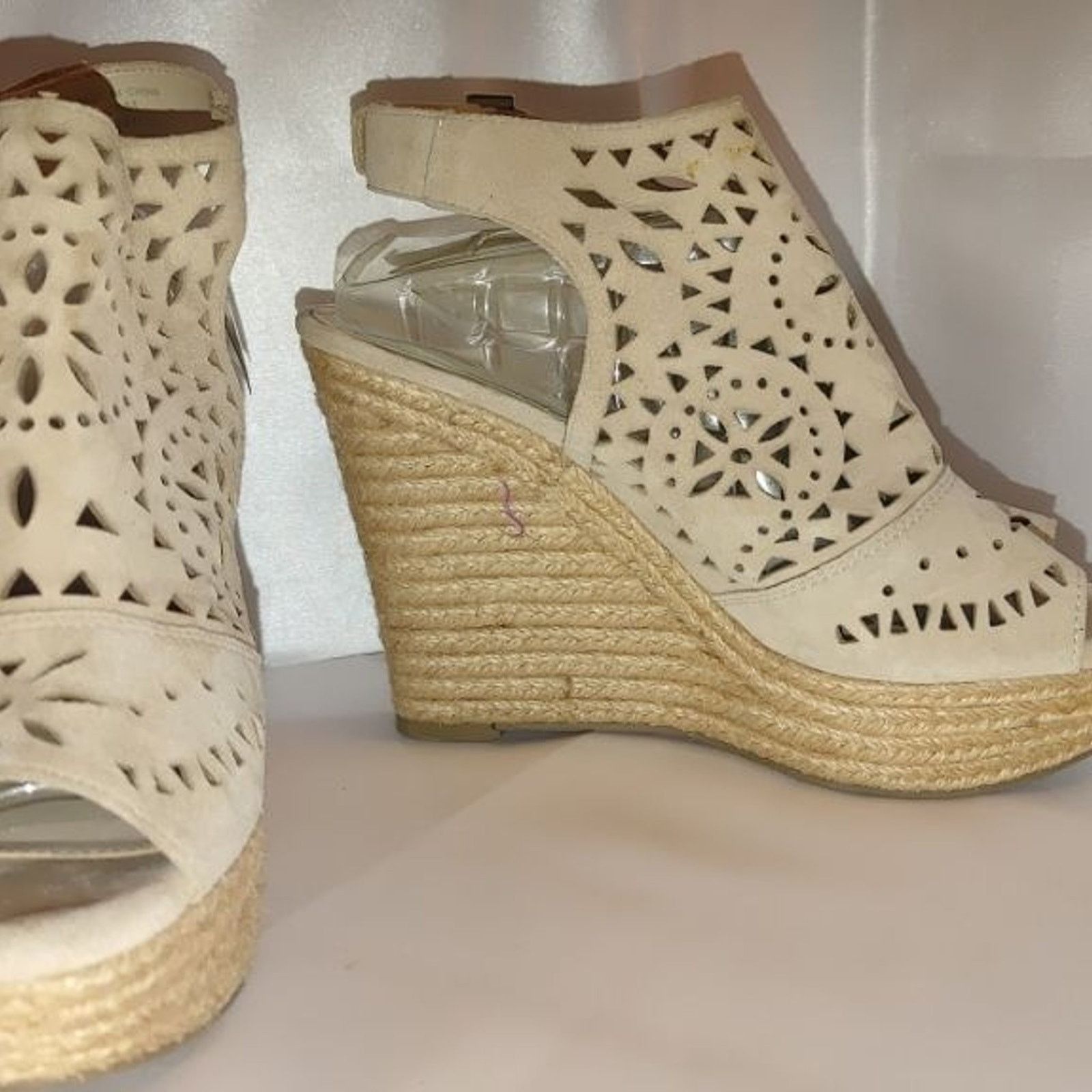 Marc Fisher Marc Fisher Harlea Wedge Sandal Size 6.5M in Color New Ambra Size US 6.5 / IT 36.5 - 5 Thumbnail