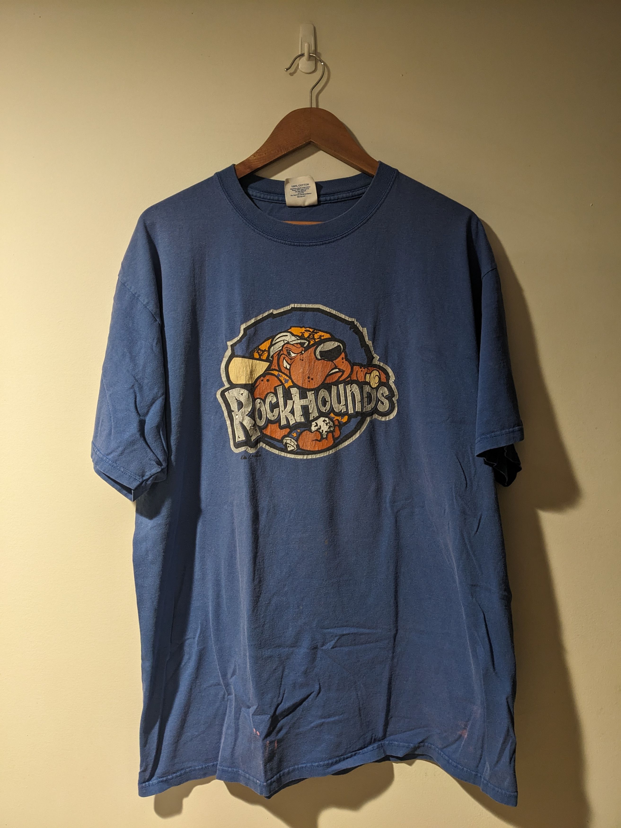 Majestic × Vintage Vintage Y2K Midland RockHounds Majestic MLB Baseball T-Shirt Size US XL / EU 56 / 4 - 1 Thumbnail
