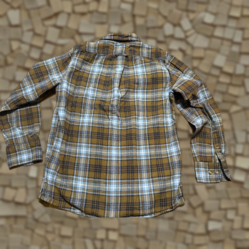 Eddie Bauer Eddie Bauer Shirt Men's Size Small Blue Brown Plaid Long Sleeve Button Up Shirt Size US S / EU 44-46 / 1 - 1 Thumbnail