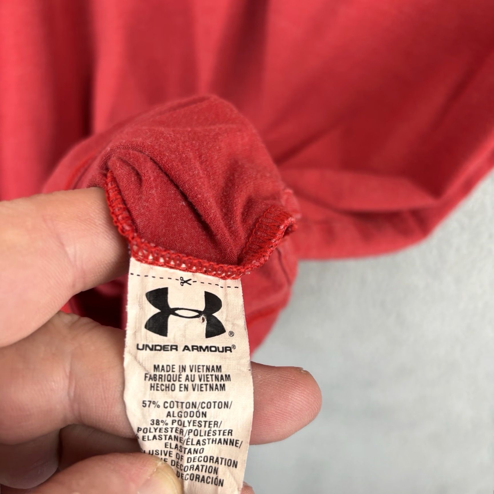 Under Armour Under Armour Polo Shirt Mens L Red Camo Trim HeatGear Golf Casual Size US L / EU 52-54 / 3 - 4 Thumbnail