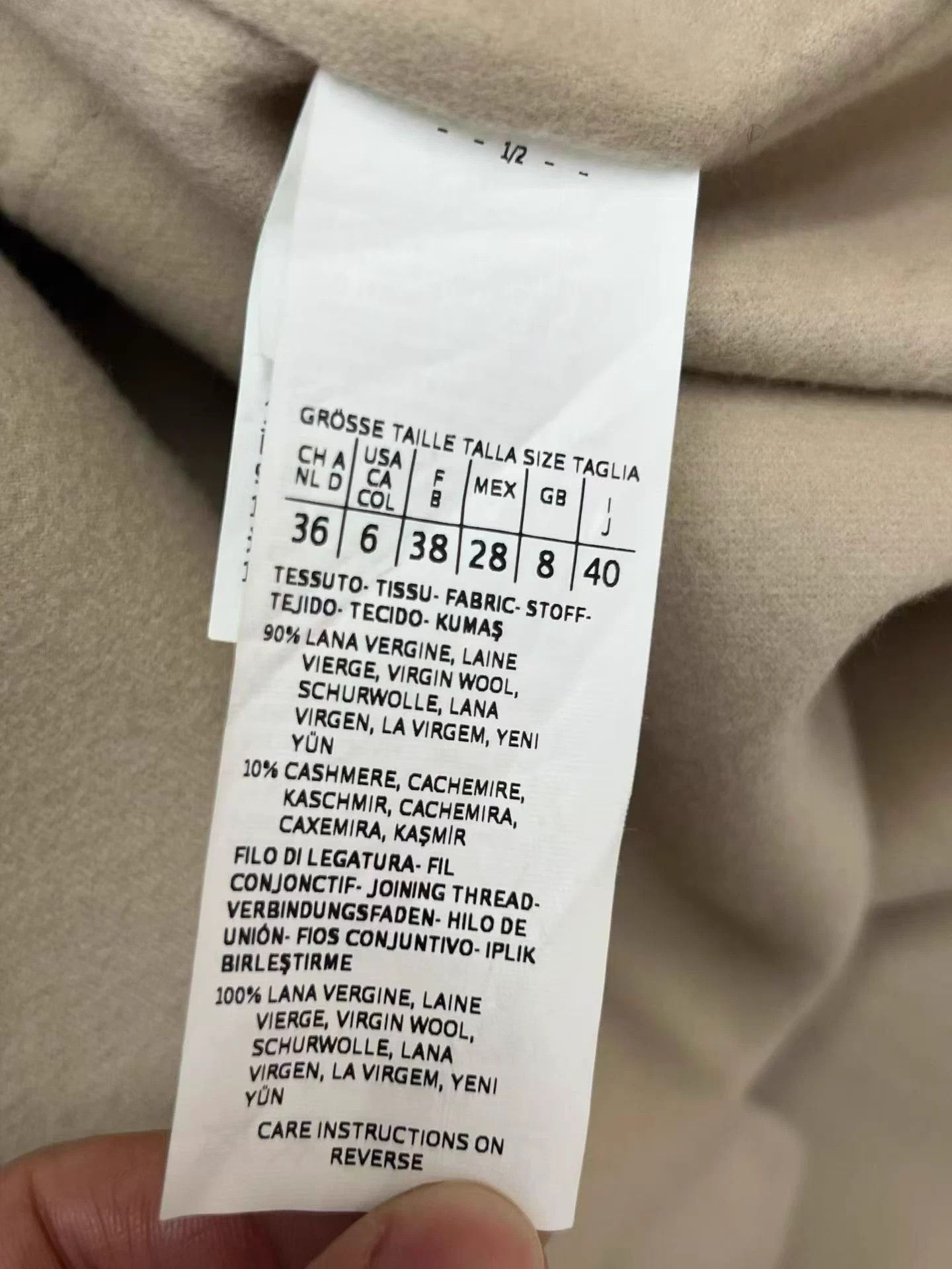 Max Mara MaxMara Classic Wool Coat Size 36 H064 Size XS / US 0-2 / IT 36-38 - 6 Thumbnail