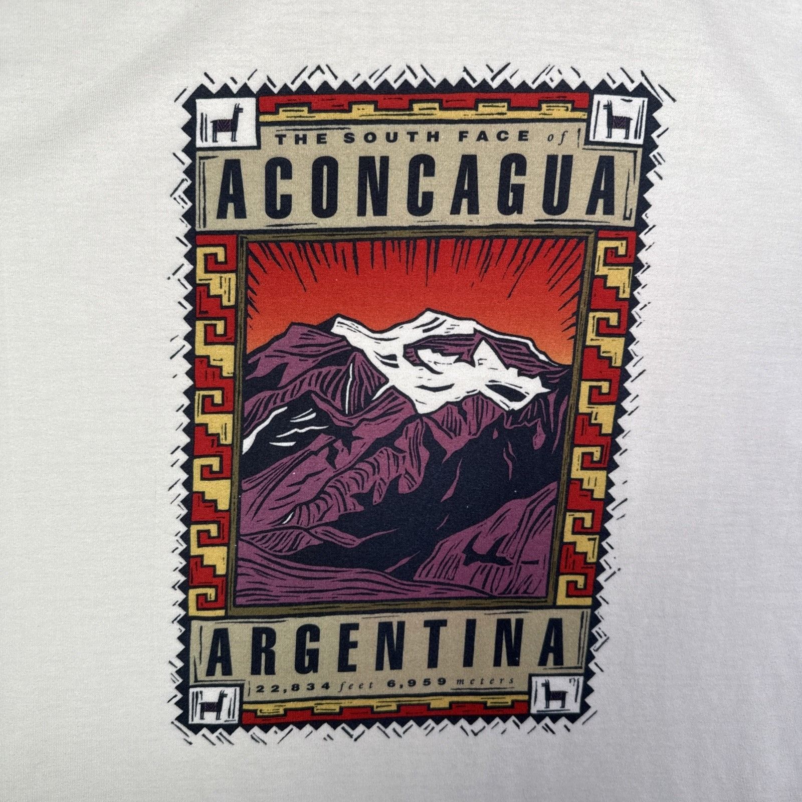 The North Face Vintage The North Face Shirt Mens XL White 90s Argentina Size US XL / EU 56 / 4 - 6 Thumbnail