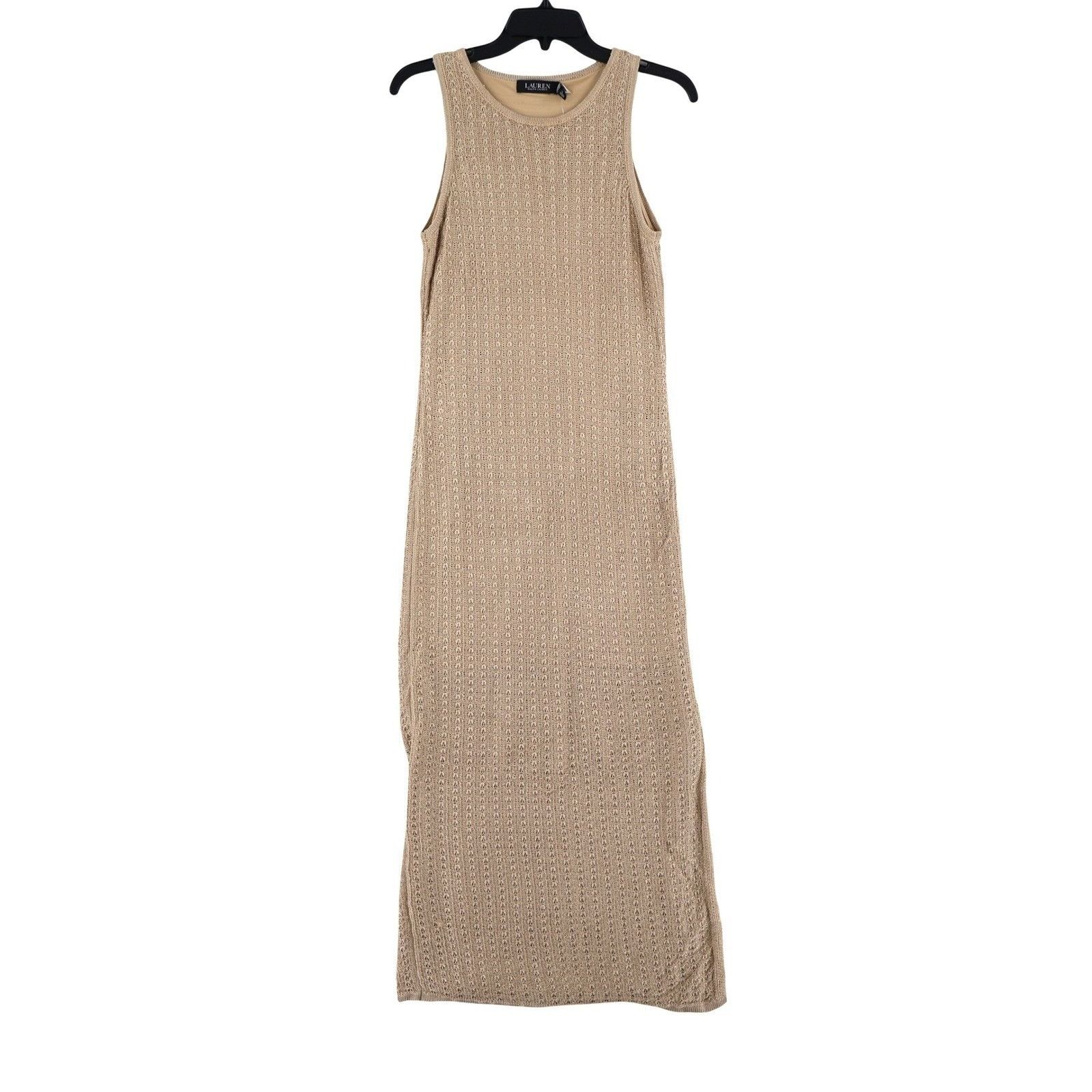Lauren Ralph Lauren LRL Ralph Lauren Knit Sleeveless Maxi Dress Womens XXL Tan Size XXL / US 16-18 / IT 52-54 - 1 Thumbnail