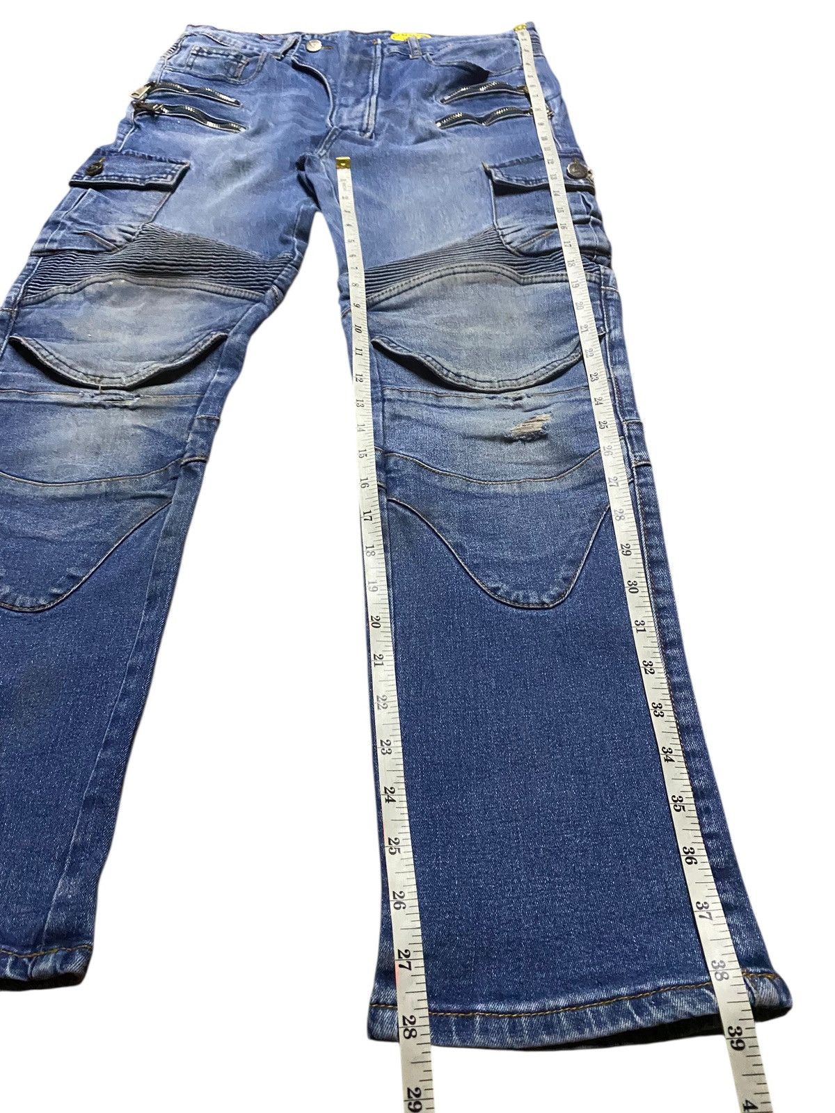 Vision Streetwear Vintagw Japanese Brand Volero Multi Pocket Slim Fit Jeans Size US 31 - 16 Thumbnail