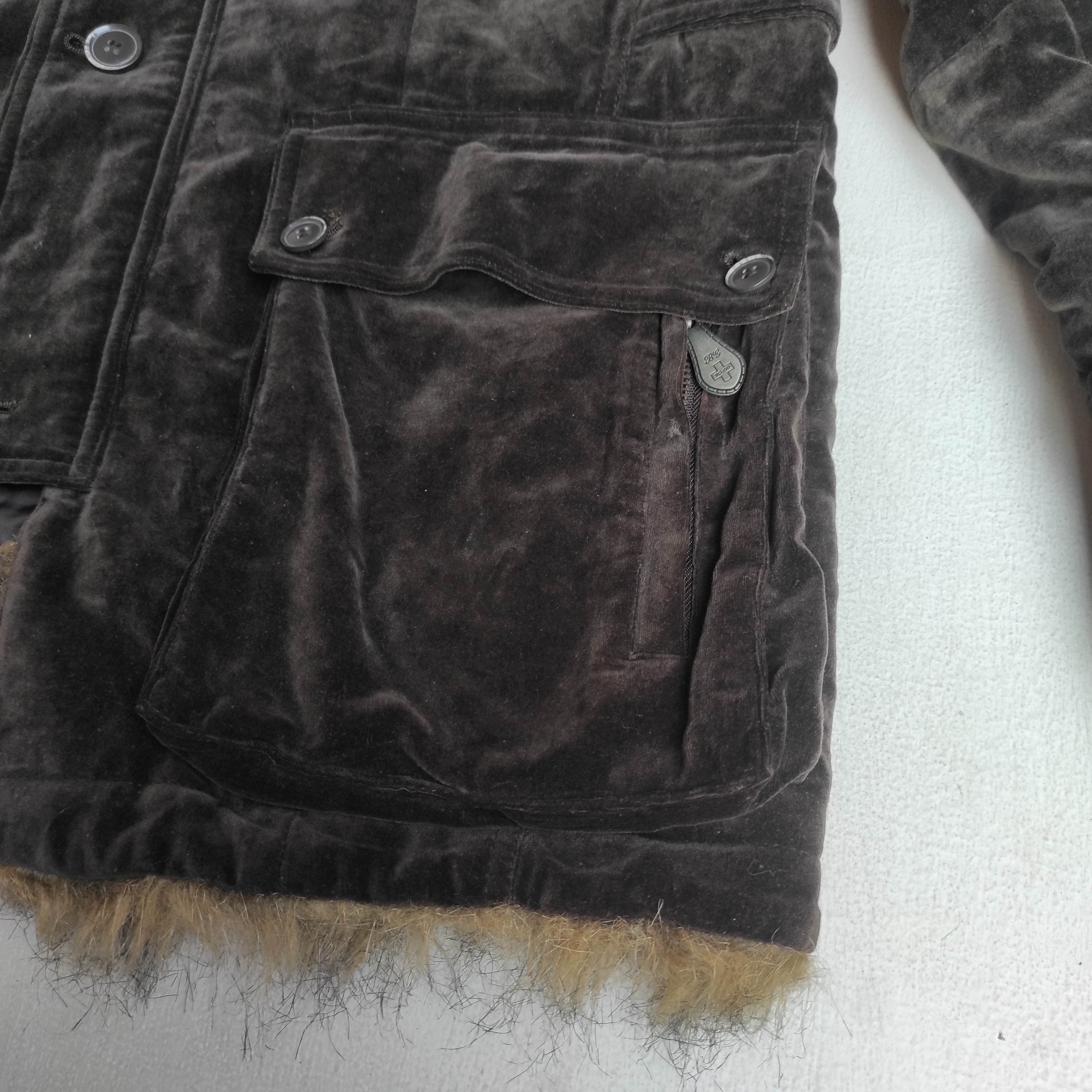 14th Addiction Bernings Sho Faux Fur Shearling Bondage Velvet Jacket Size US M / EU 48-50 / 2 - 10 Thumbnail