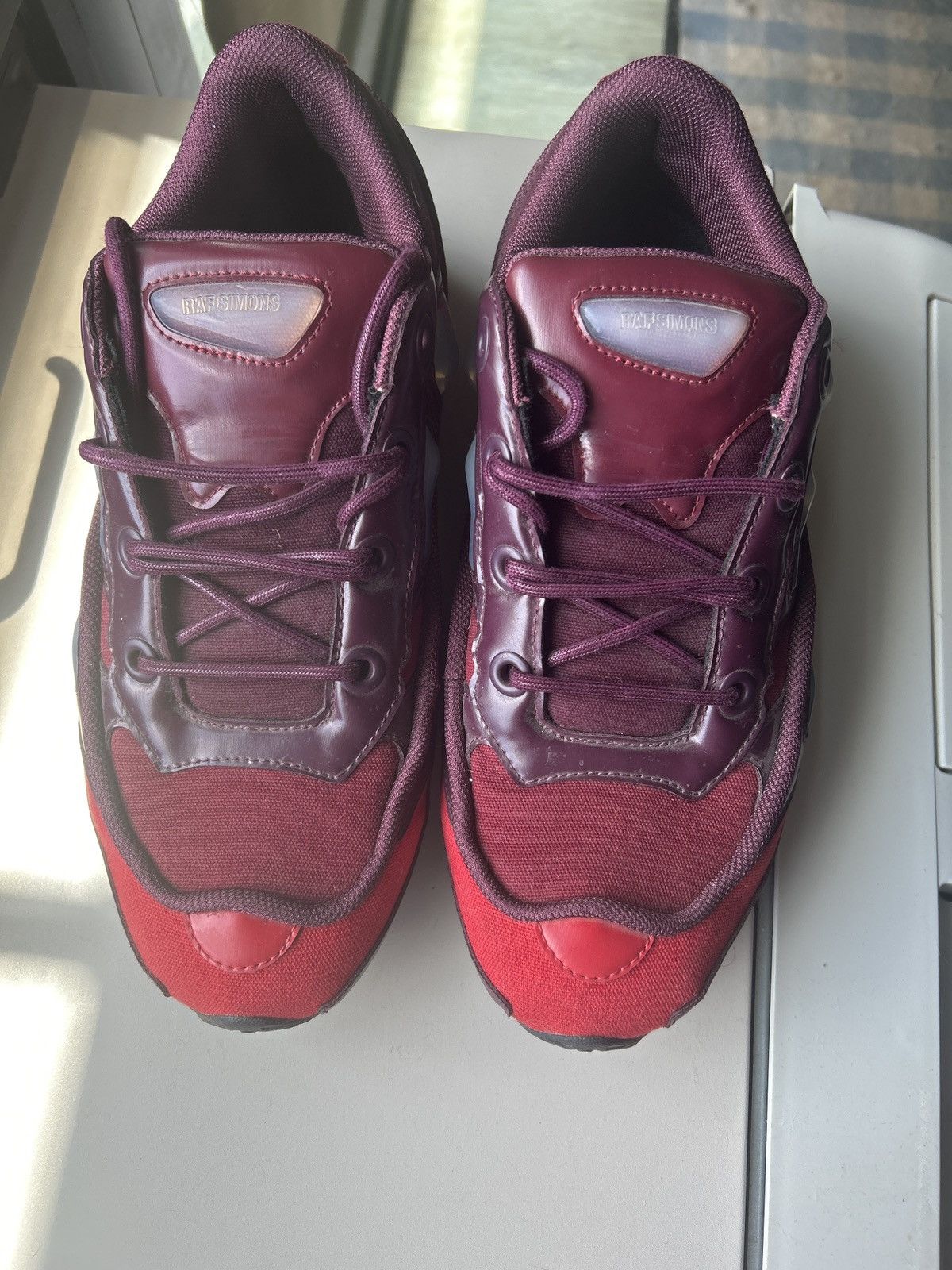 Adidas × Raf Simons Adidas Ozweego 3 Raf Simmons Burgandy Size US 10.5 / EU 43-44 - 5 Thumbnail