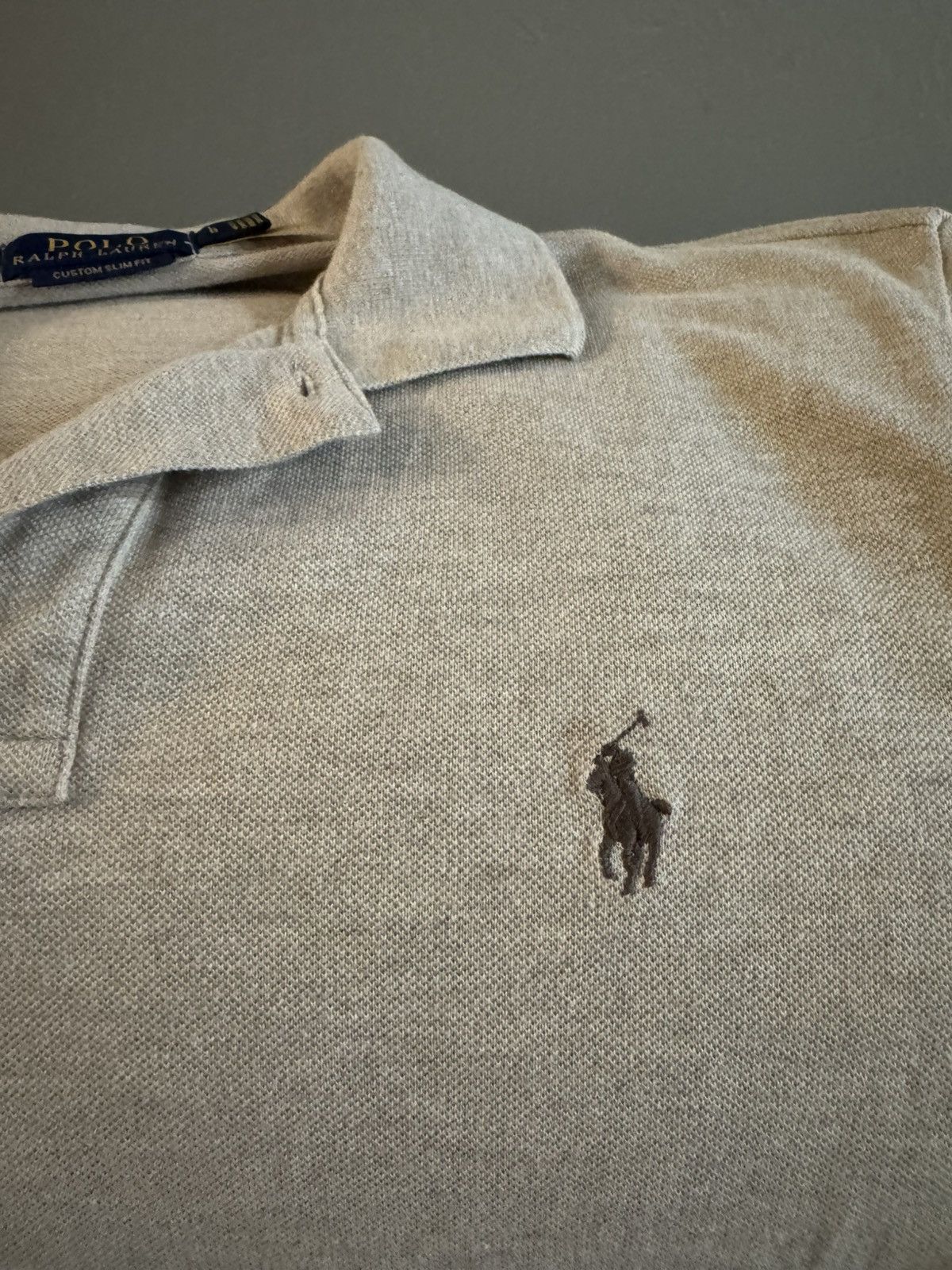Polo Ralph Lauren Polo Ralph Lauren men’s short sleeve polo beige size Large Size US L / EU 52-54 / 3 - 3 Thumbnail