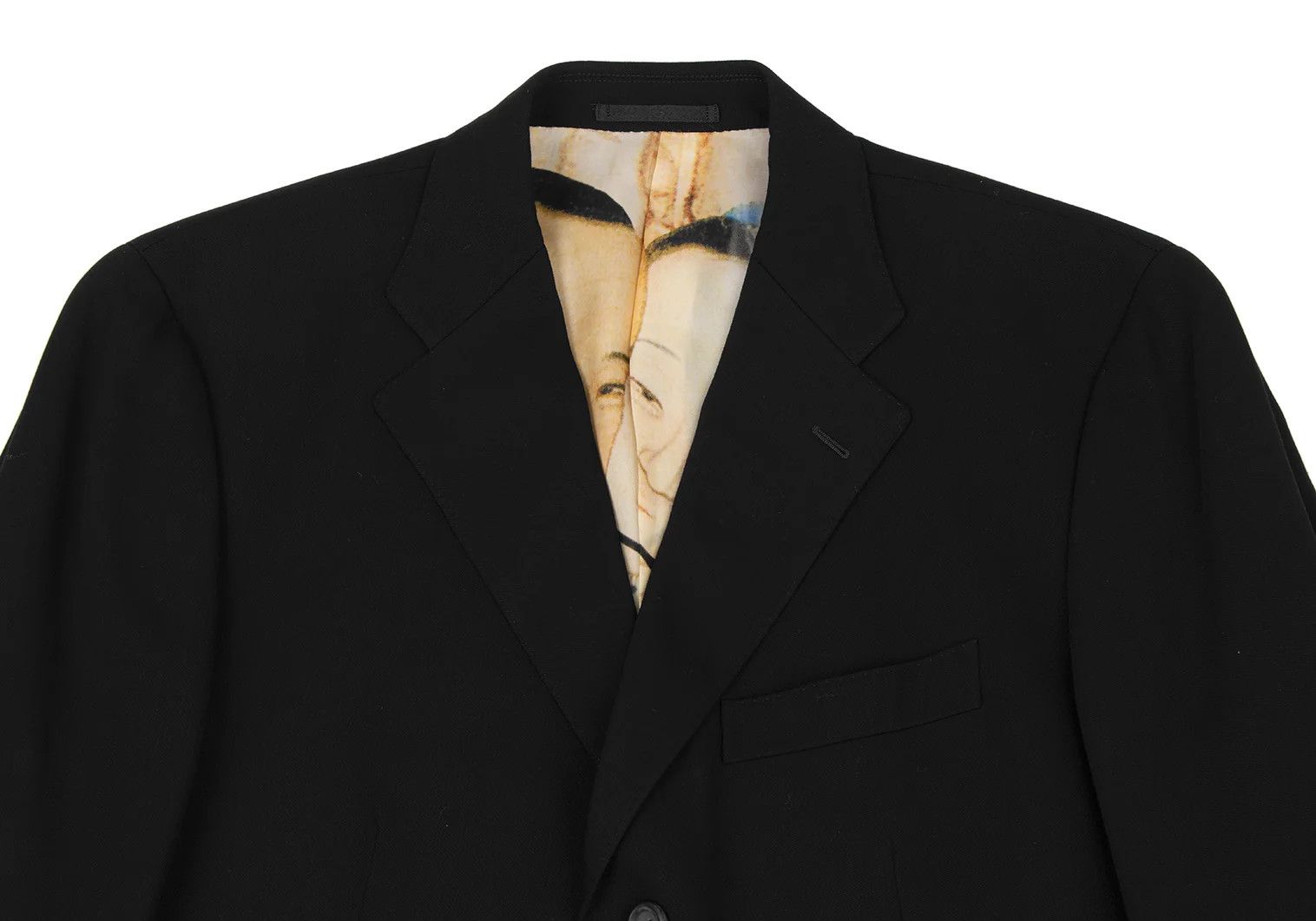 Issey Miyake Japanese Art Print Lining Jacket in Black Size 4 Size US XL / EU 56 / 4 - 3 Thumbnail