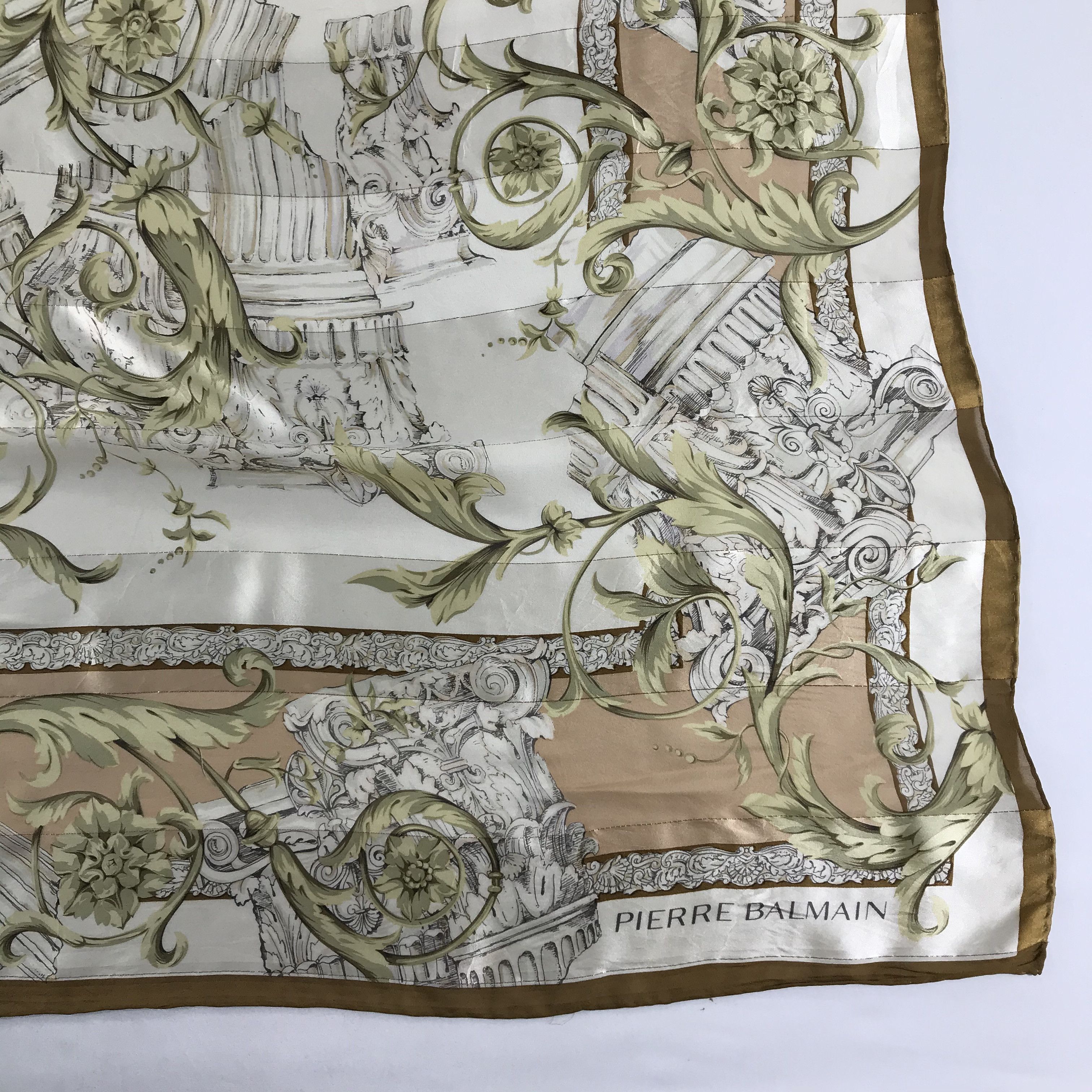 Pierre Balmain Vintage Pierre Balmain Silk Scarf Size ONE SIZE - 4 Thumbnail