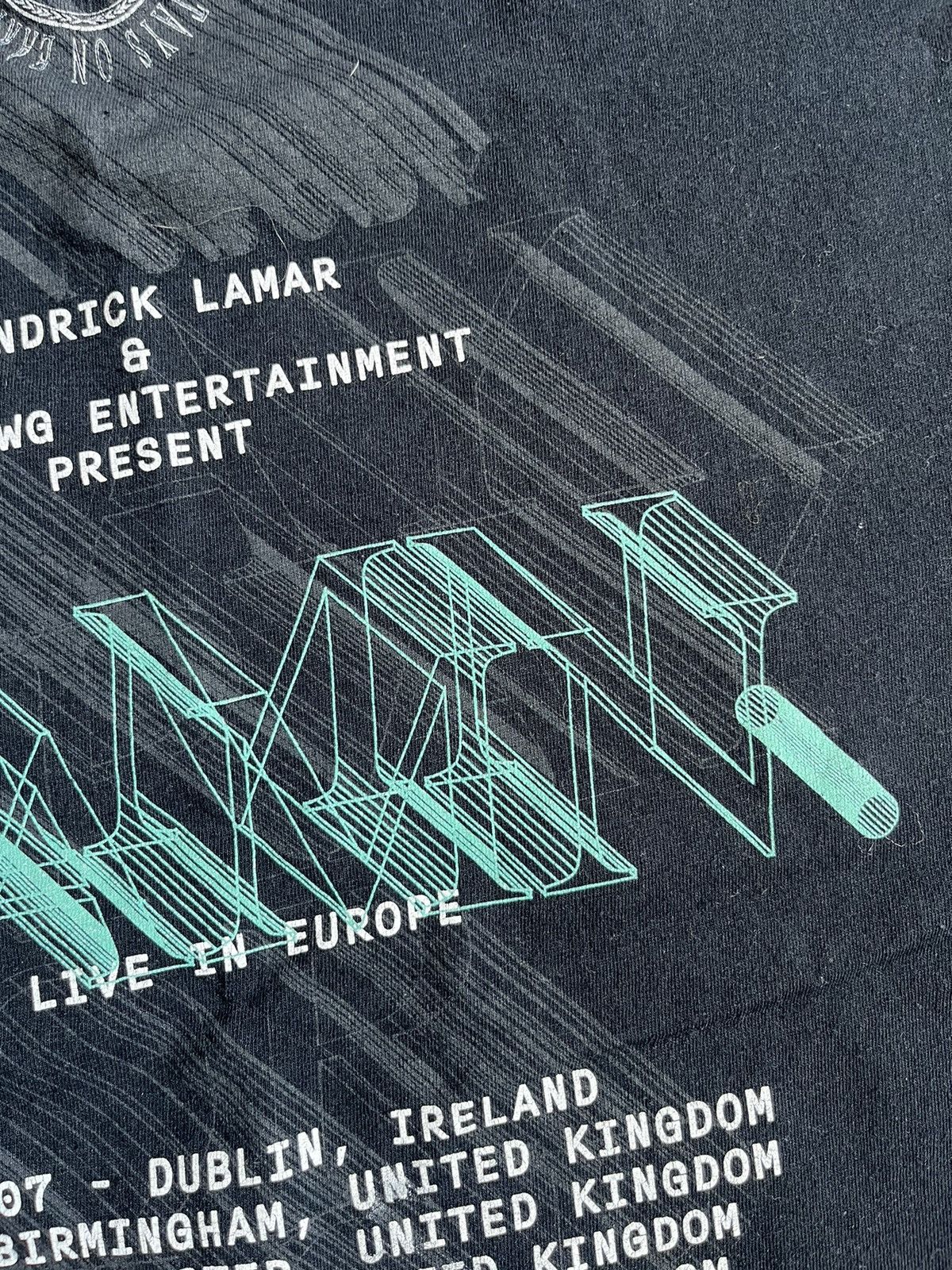 Other Kendrick Lamar DAMN TDE 2018 EU Tour Black T-shirt Size US S / EU 44-46 / 1 - 12 Thumbnail
