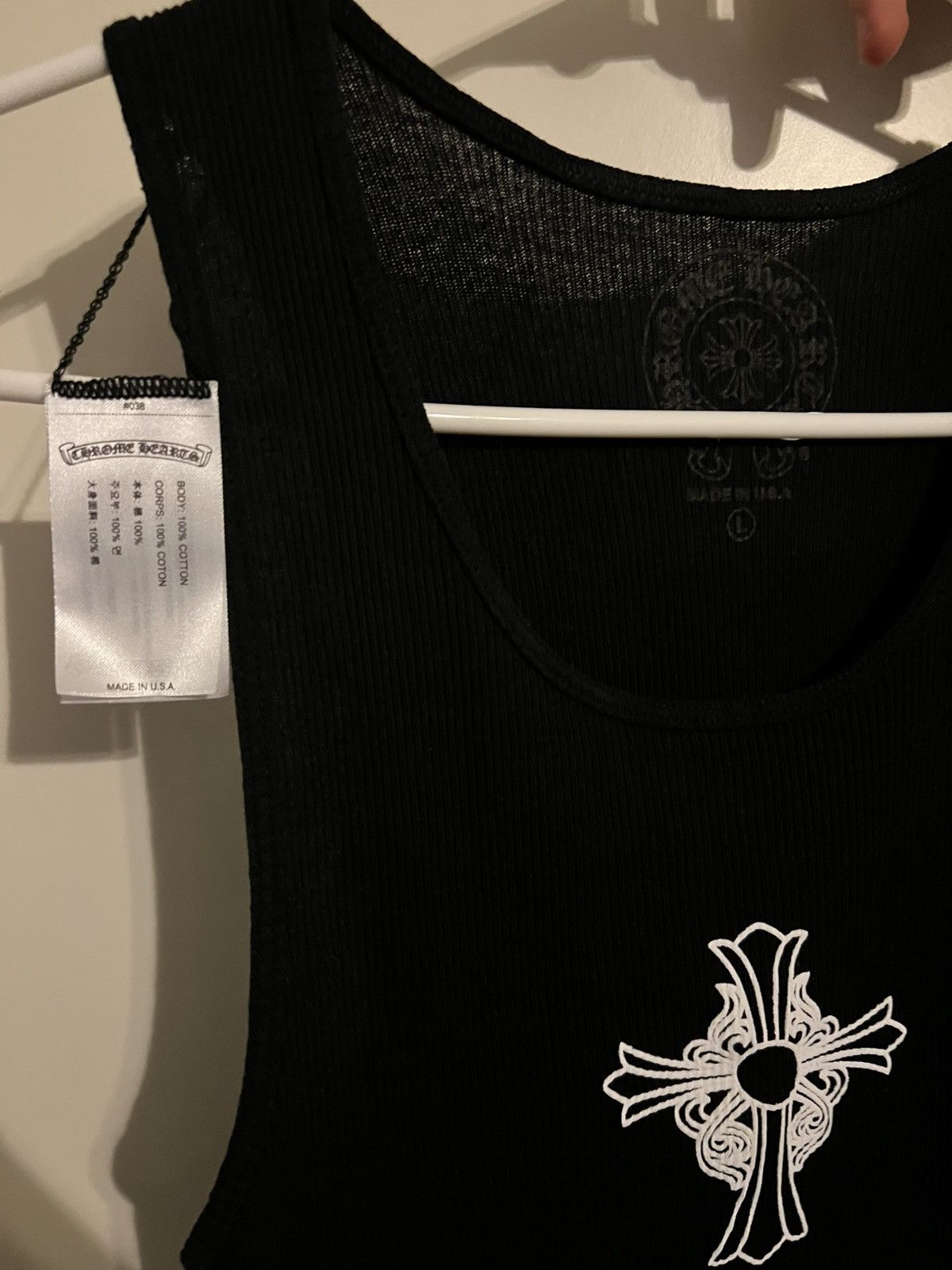 Chrome Hearts Chrome Hearts Cross Tank Top 2025 Size US L / EU 52-54 / 3 - 5 Thumbnail