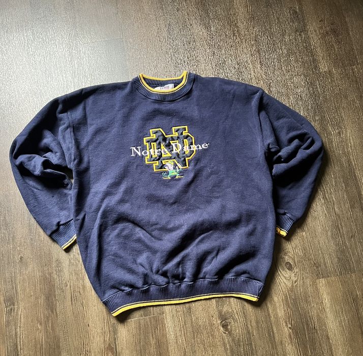 Vintage Vintage Notre Dame Irish Crewneck Midwest Embroidery XL