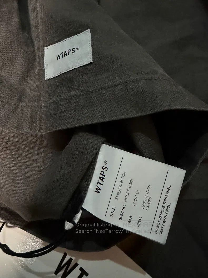 Wtaps Wtaps Long-sleeved, collarless, single-pocket shirt Size US M / EU 48-50 / 2 - 3 Thumbnail