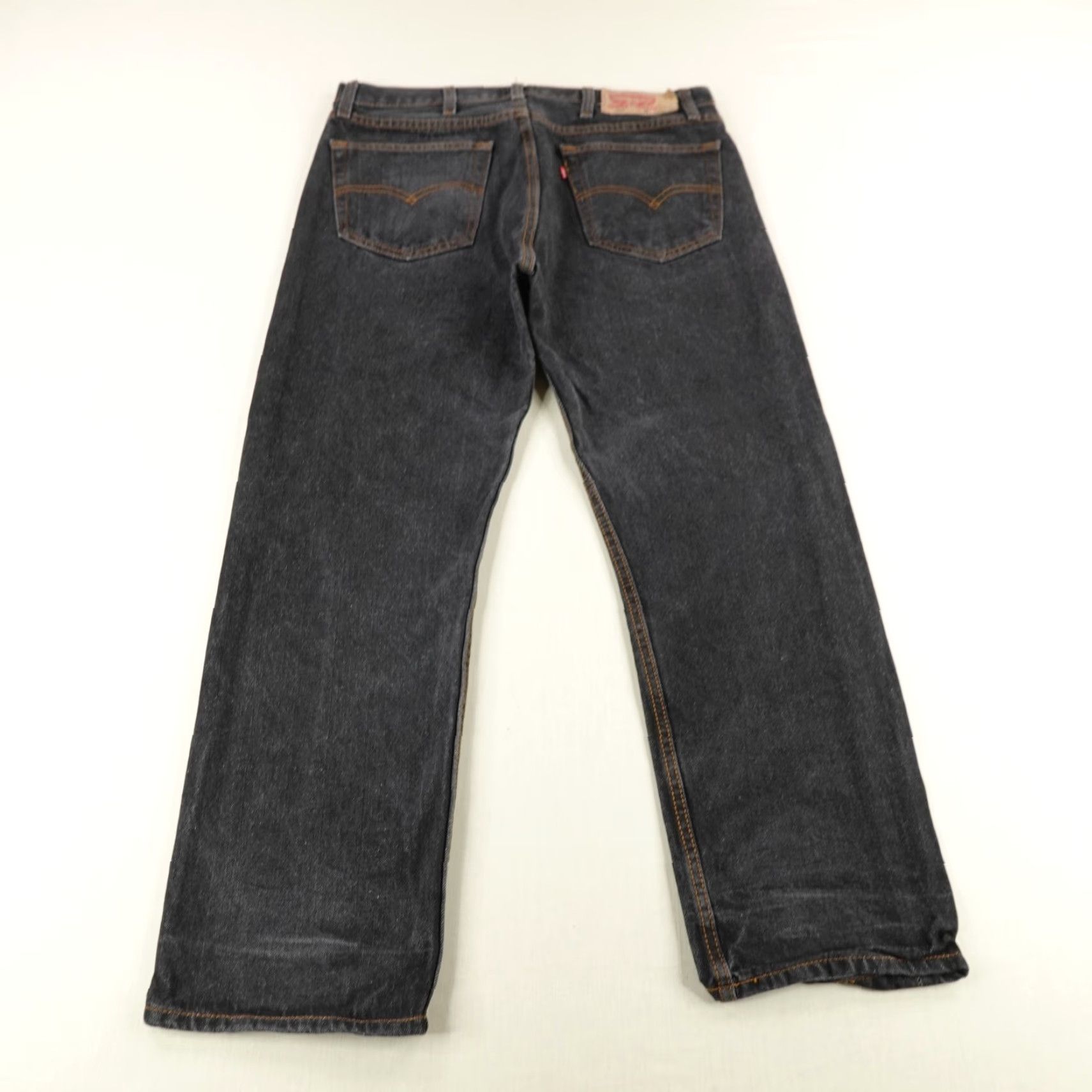 Levi's Levi's 501 Jeans Mens 38x30 Black Straight Leg Button Fly Cotton Denim Size US 38 / EU 54 - 5 Thumbnail