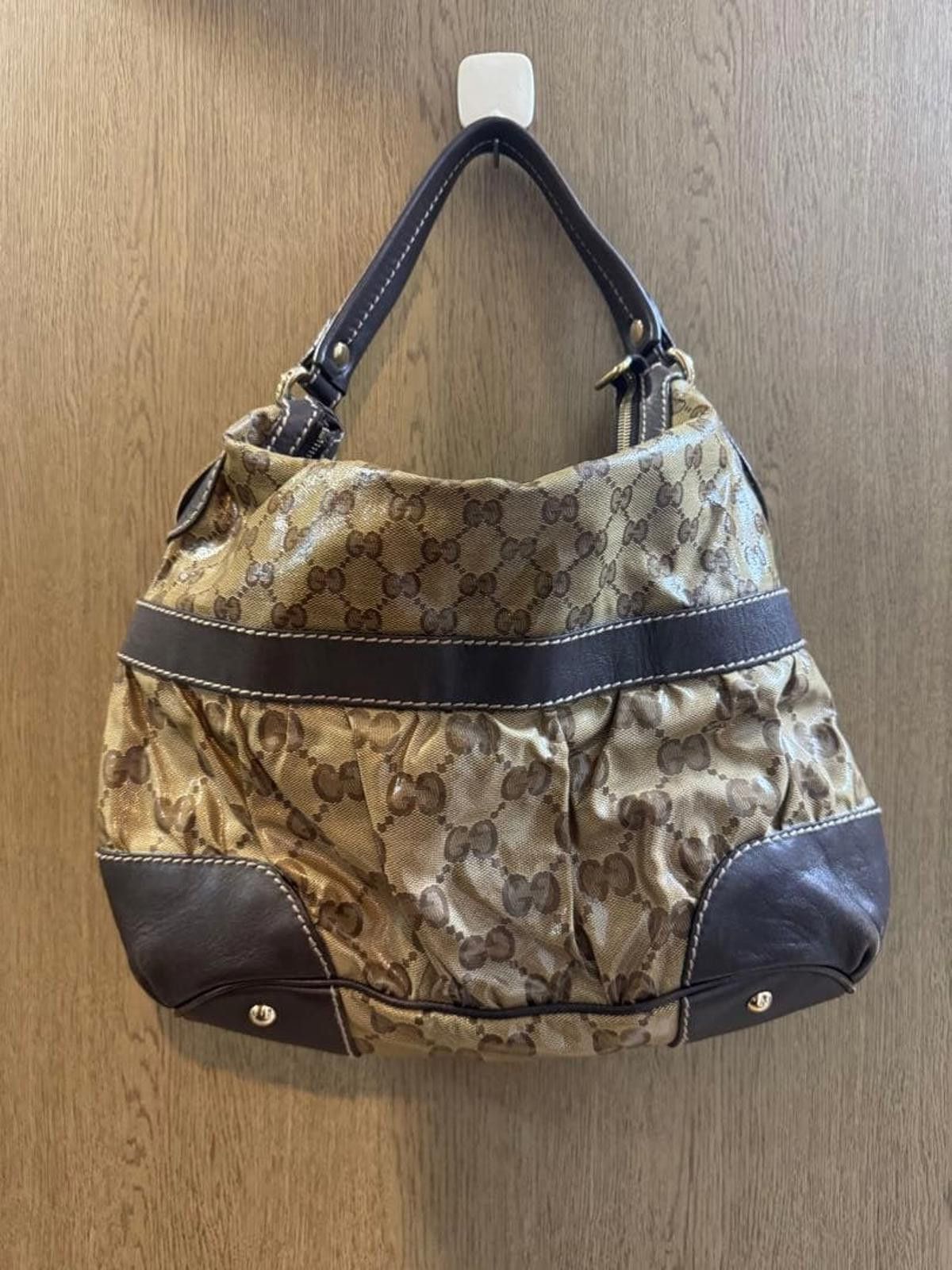 Gucci Gucci - Brown Monogram Canvas Shoulder Bag Size ONE SIZE - 5 Thumbnail
