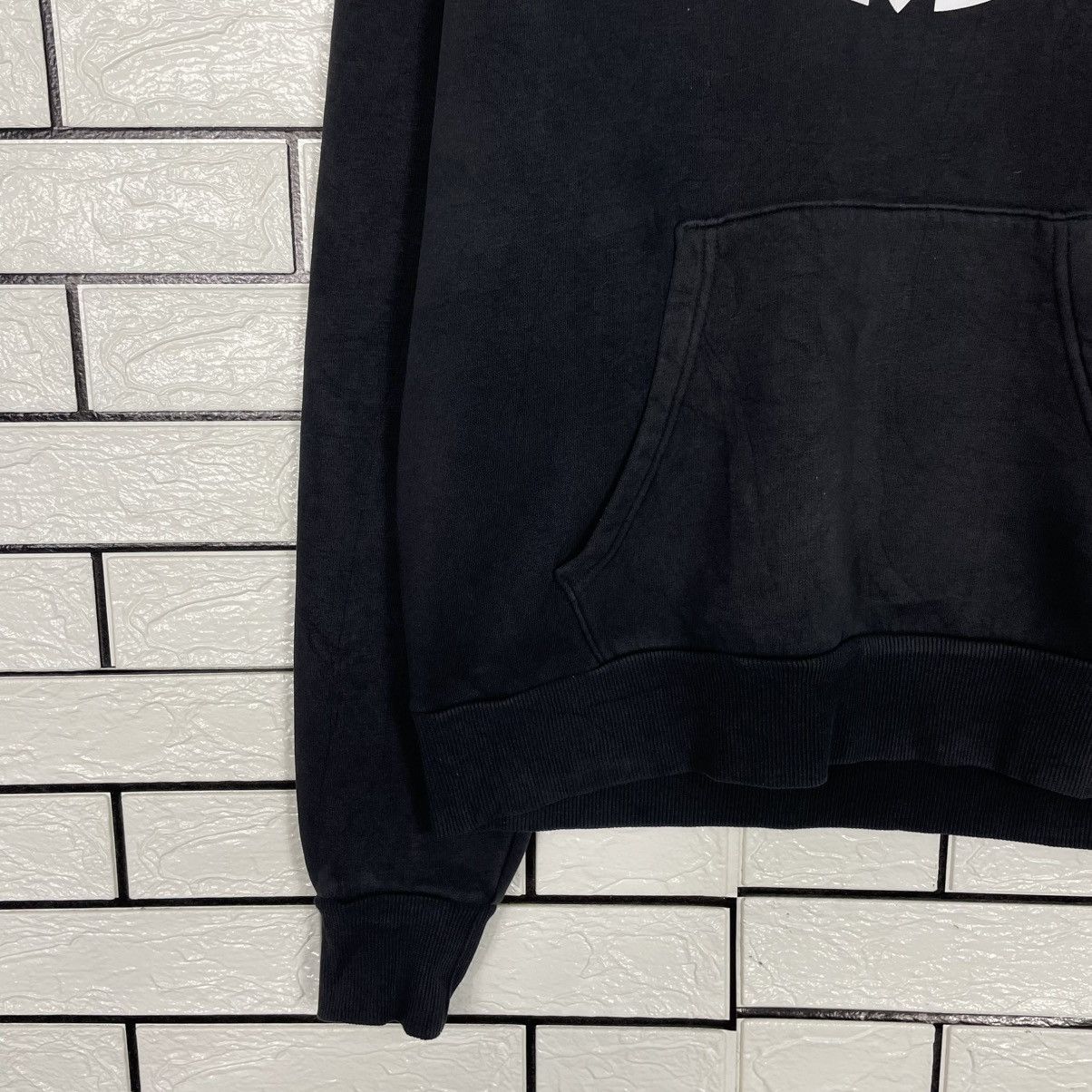 Adidas Adidas Big Logo Black Pullover Hoodie Size US M / EU 48-50 / 2 - 3 Thumbnail