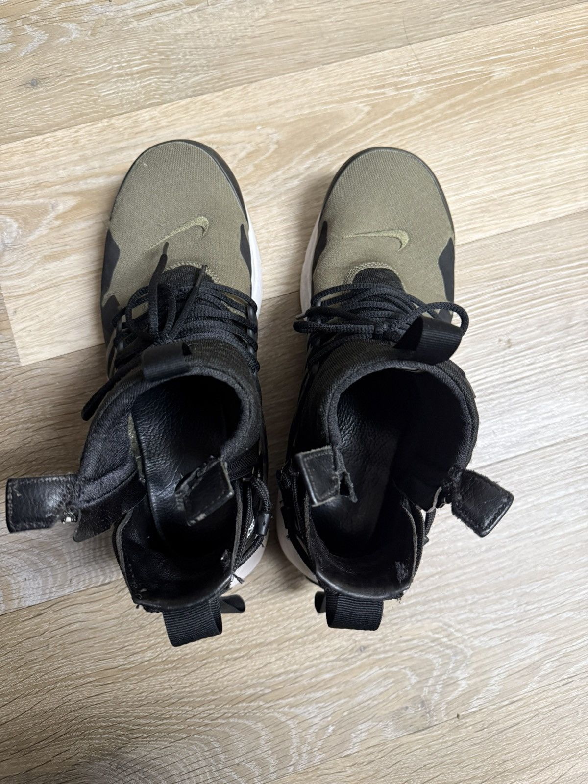 Acronym × Nike Nike x Acronym Presto Mid Olive XXS Size US 7.5 / EU 40-41 - 2 Thumbnail