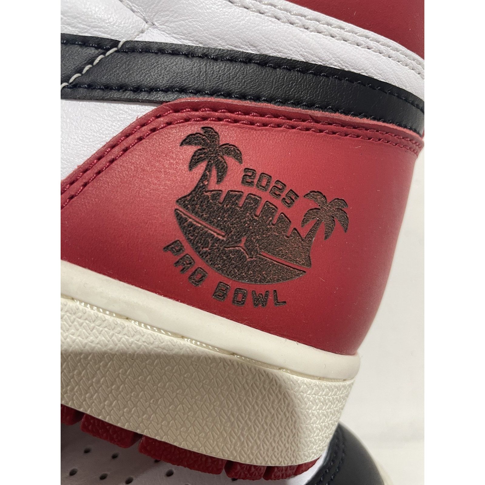 Jordan Brand JORDAN 1 HIGH BLACK TOE REIMAGINED 2025 PRO BOWL Size US 14 / EU 47 - 7 Thumbnail