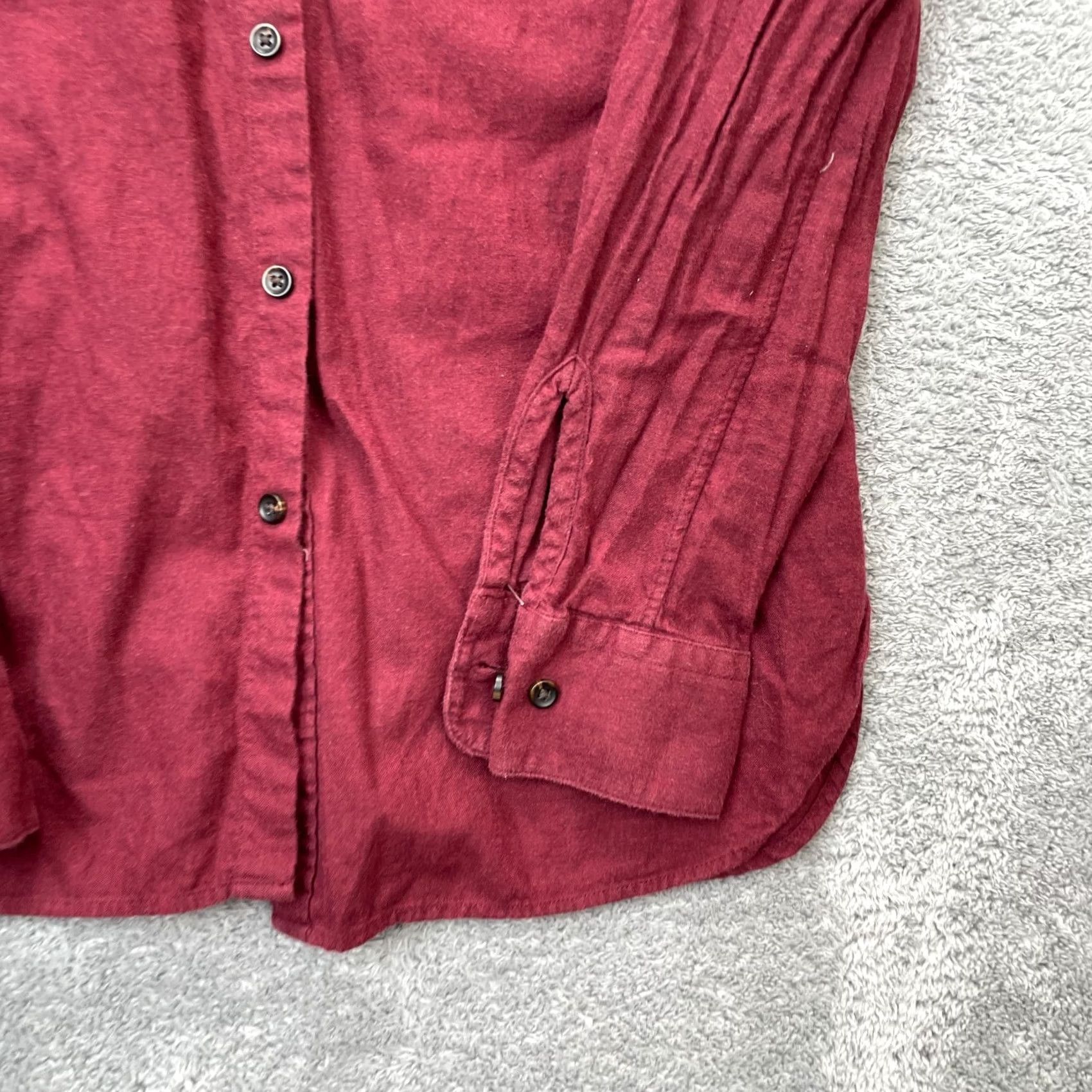 Uniqlo Uniqlo Red Flannel Cotton Button Up Shirt Mens Small Casual Wear Stand Collar Size US S / EU 44-46 / 1 - 5 Thumbnail