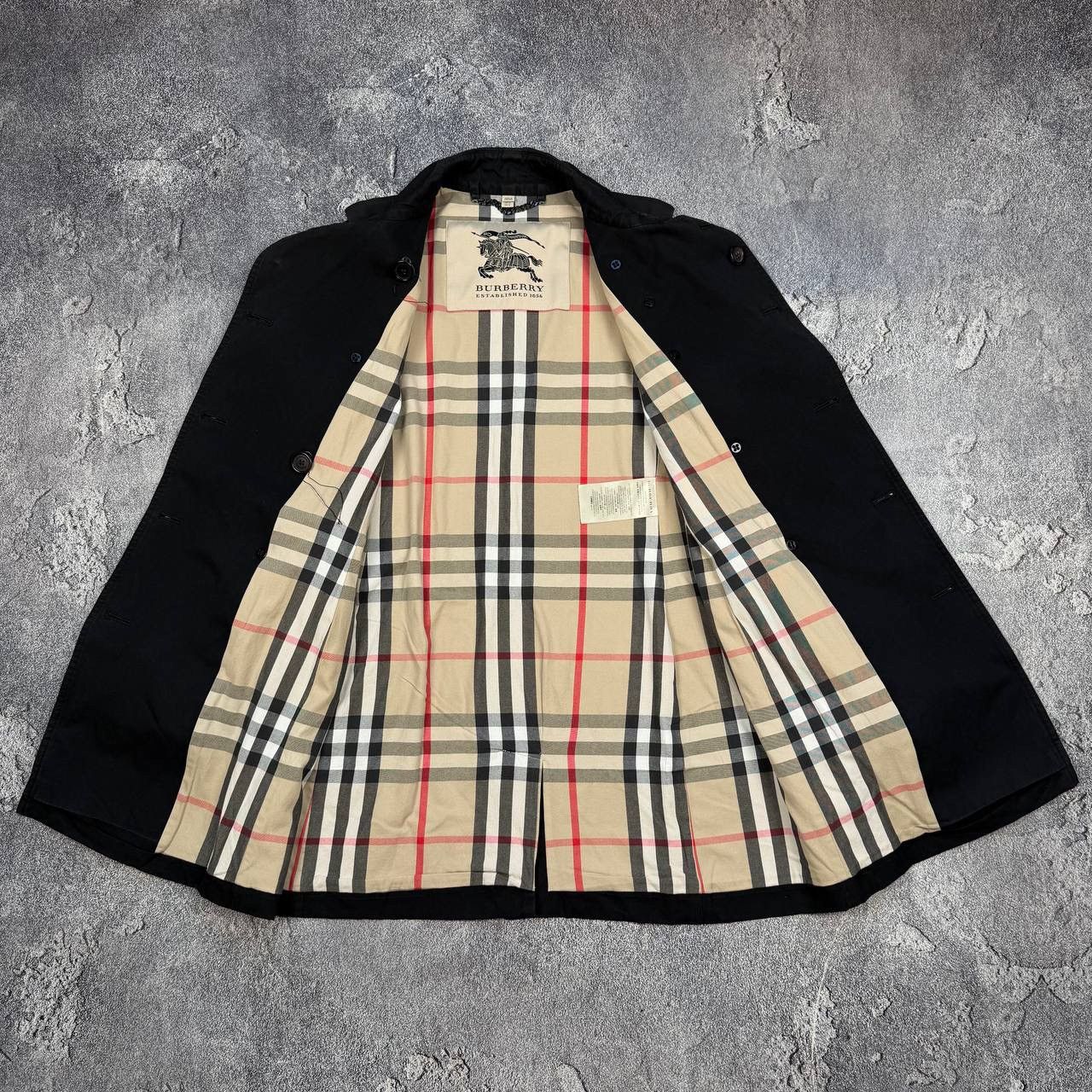 Burberry Black Burberry Trench Coat Size S / US 4 / IT 40 - 2 Thumbnail