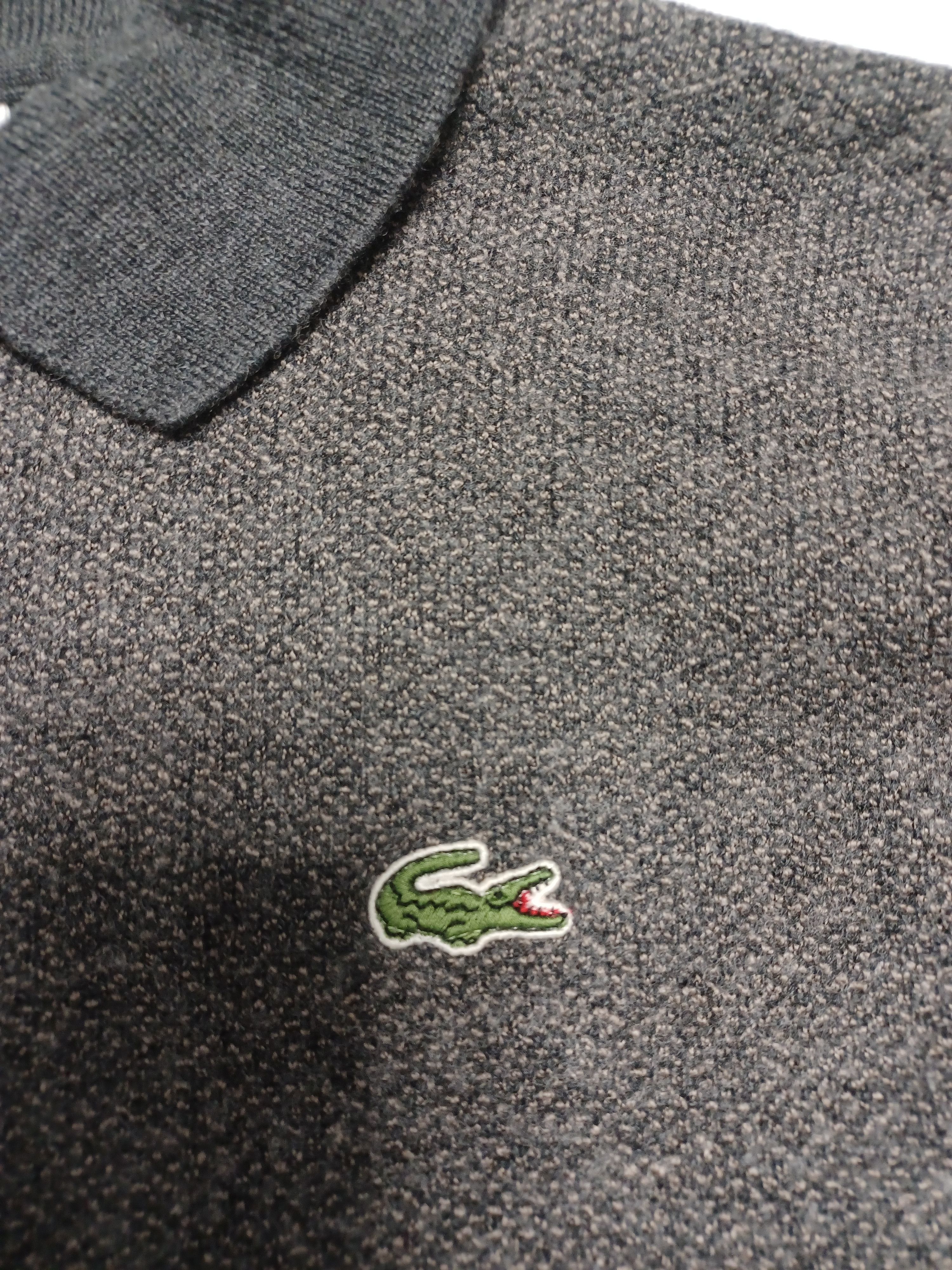 Lacoste Lacoste vintage Made in France quater rugby wool sweater 80s Size US M / EU 48-50 / 2 - 4 Thumbnail