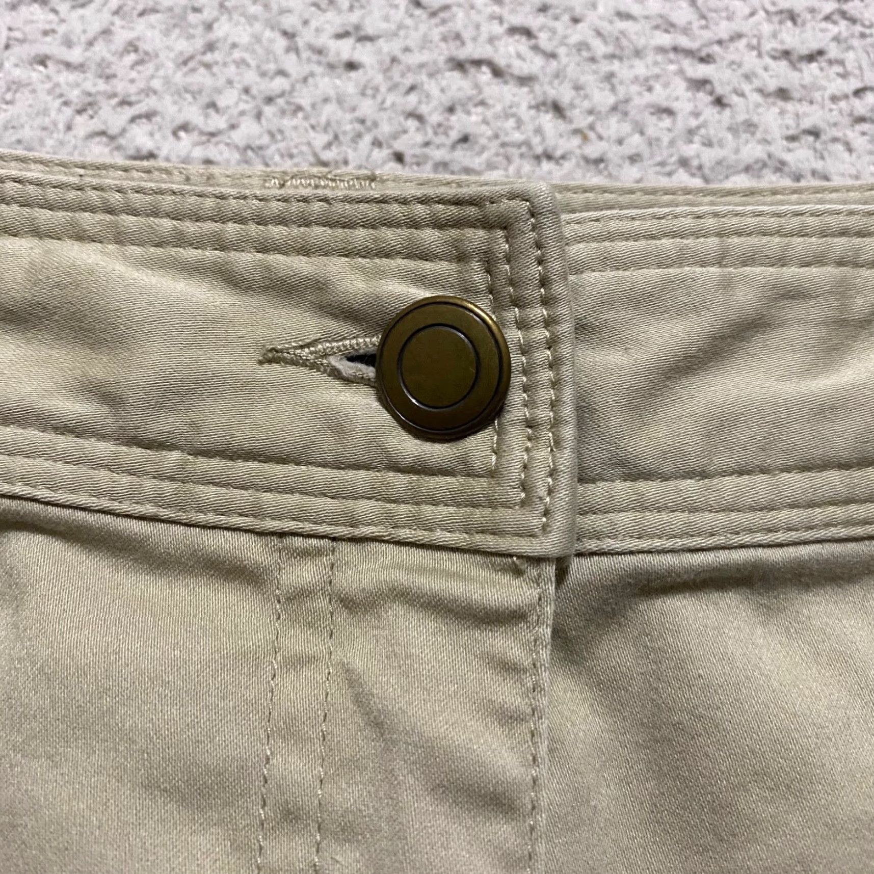 Talbots Talbots Womens Bermuda Shorts Beige Inseam 6" High Rise Walking Beach Outdoor Casual夏? Size 30" / US 8 / IT 44 - 6 Thumbnail