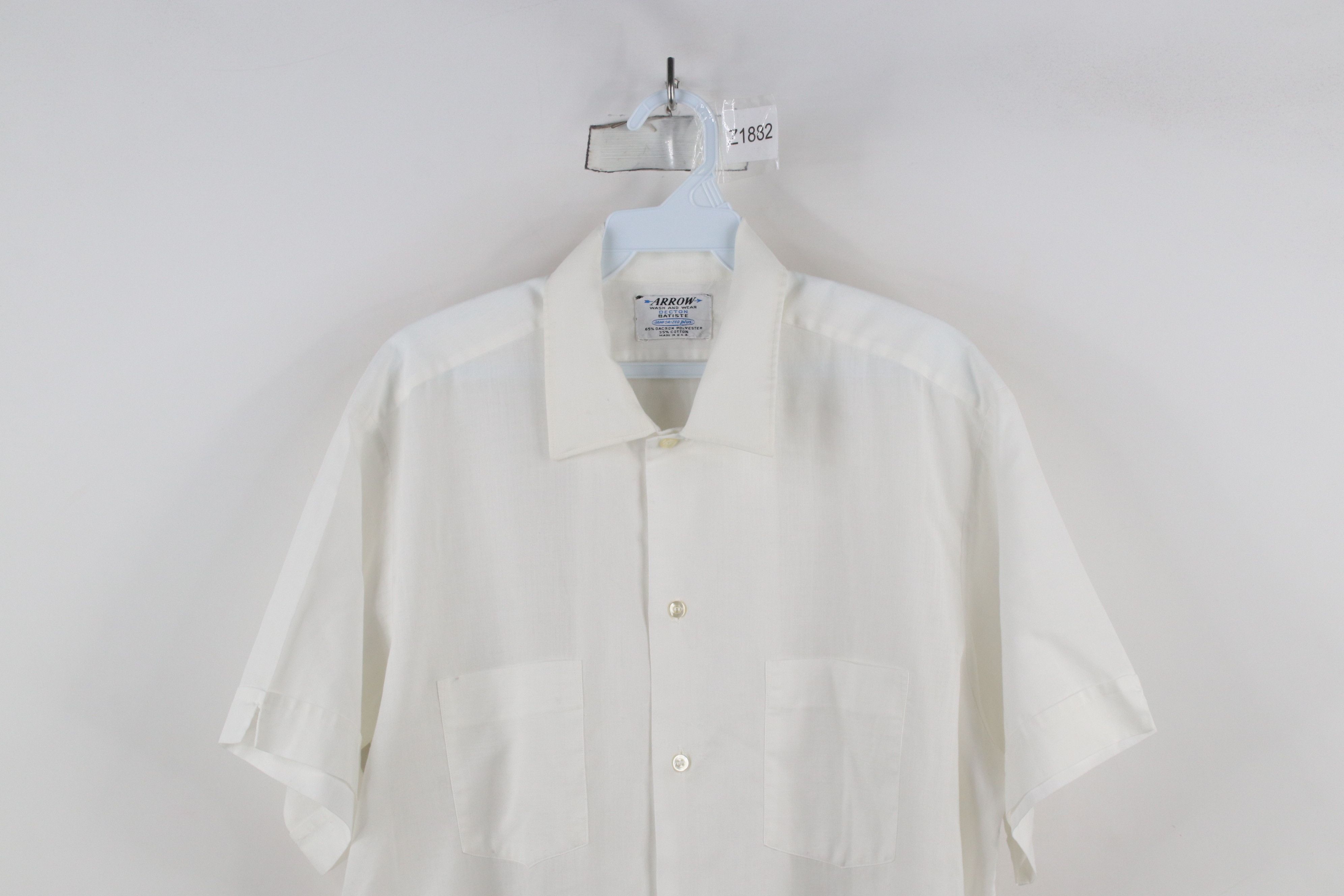 Vintage Vintage 60s 70s Strreetwear Short Sleeve Button Shirt USA Size US M / EU 48-50 / 2 - 2 Thumbnail