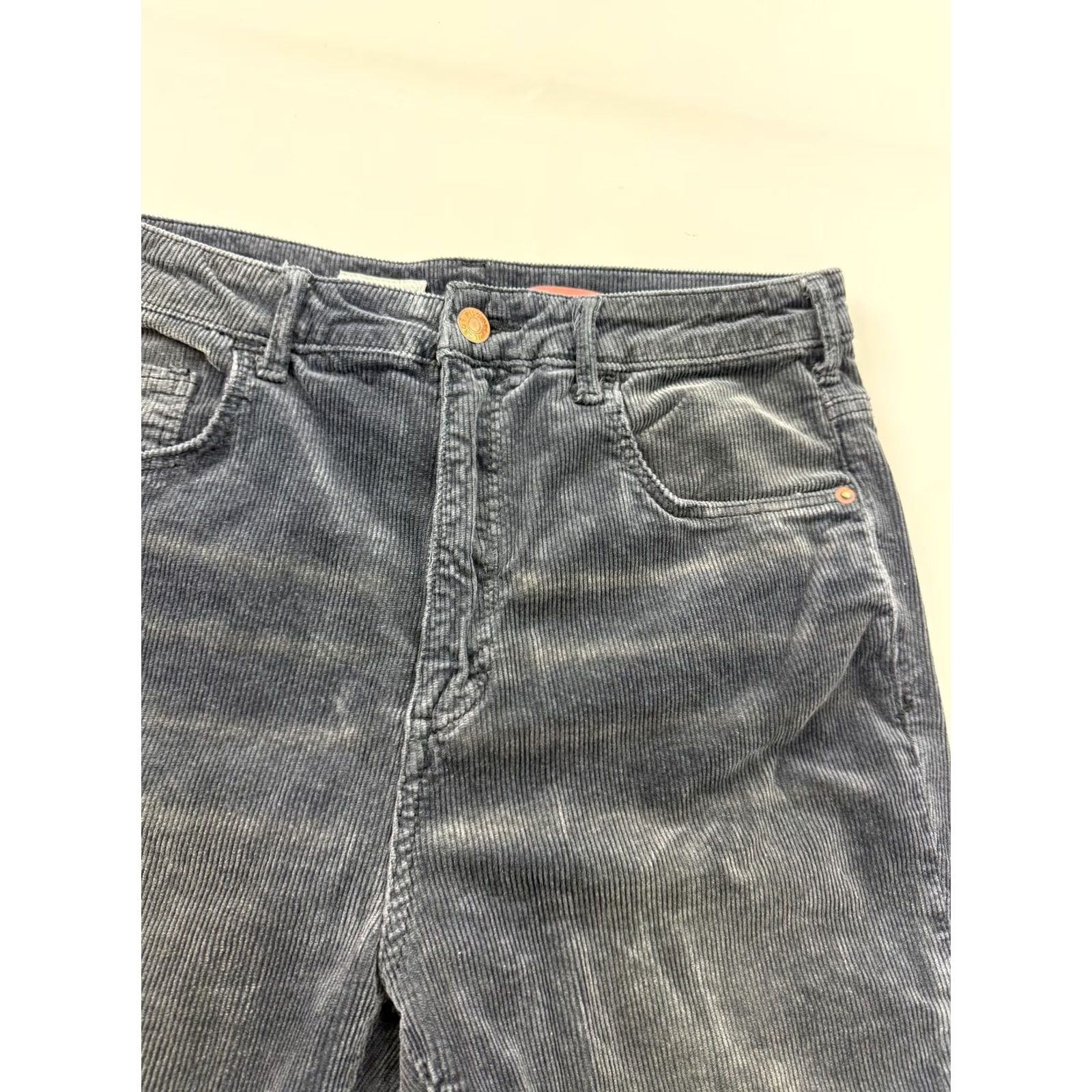 J.Crew J.Crew Pants Womens 31 Gray City Fit Corduroy Flare Leg 5 Pocket Stretch Casual Size 24" / US 00 / IT 34 - 5 Thumbnail