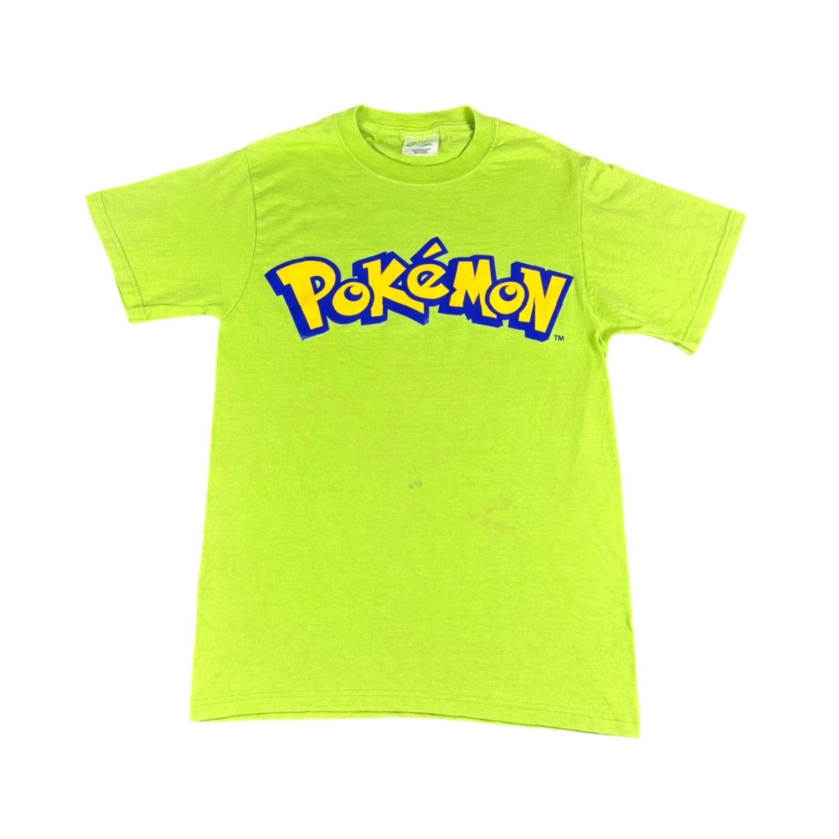 Port & Company Pokemon Port & Company T-Shirt Vintage Retro Pikachu Graphic Print Short Sleeve Lime Green S Mens Girls Unisex Adults Small S Size US S / EU 44-46 / 1 - 2 Thumbnail