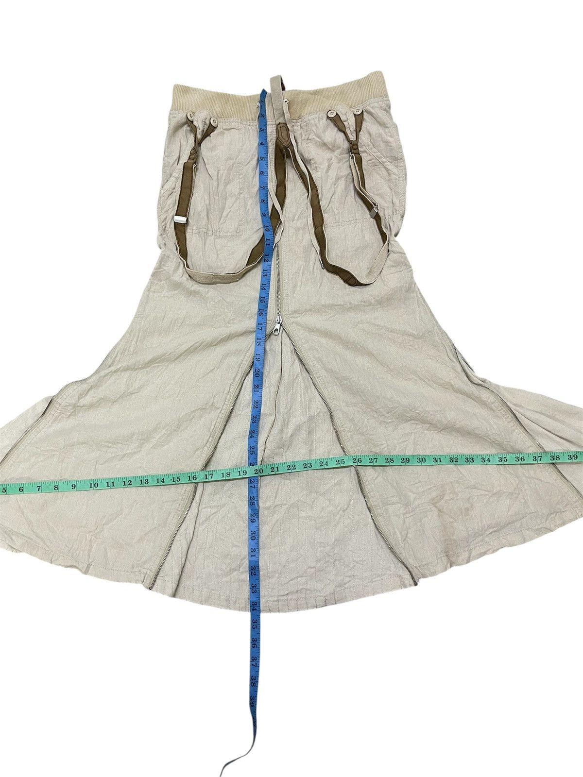 If Six Was Nine G.O.A Suspender Long Skrit Cream Size 32" / US 10 / IT 46 - 9 Thumbnail
