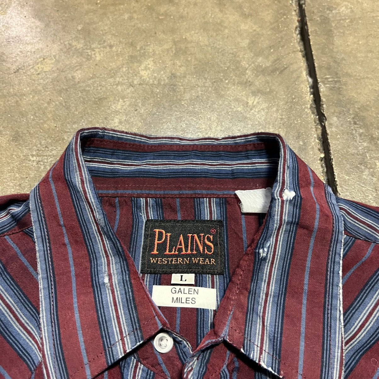 Wrangler Vintage Plains Western Pearl Snap Button Shirt Short Sleeve Size US M / EU 48-50 / 2 - 6 Thumbnail