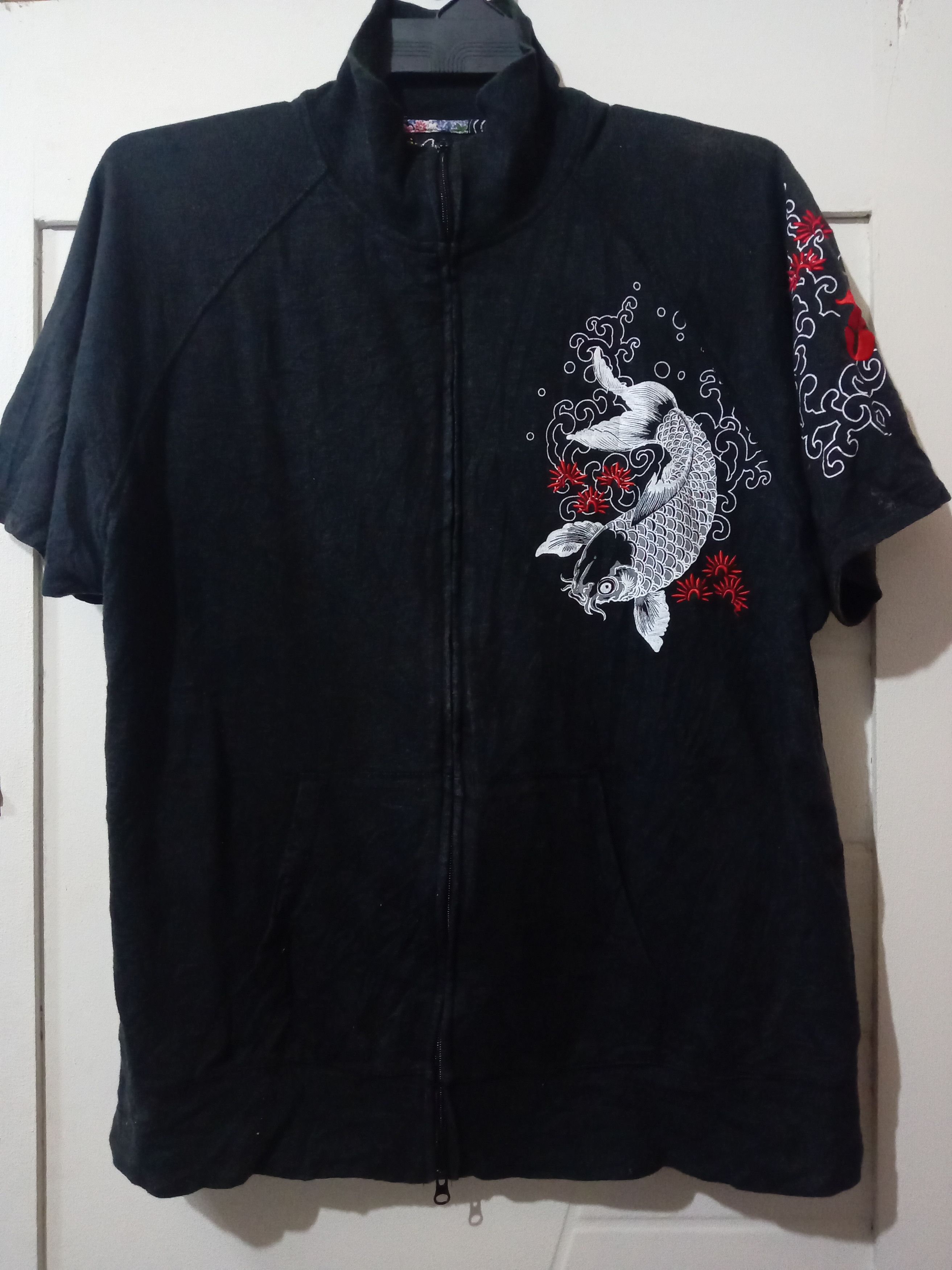 If Six Was Nine × Japanese Brand × Vintage 🇯🇵 Vintage Japan Okinawa Shisa Sukajan Hoodie Size US L / EU 52-54 / 3 - 2 Thumbnail