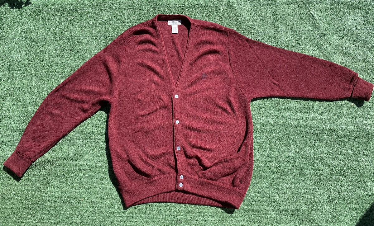 Other Vintage 90’s Grand Slam Penguin Maroon Cardigan Sweater XL Size US XL / EU 56 / 4 - 2 Thumbnail