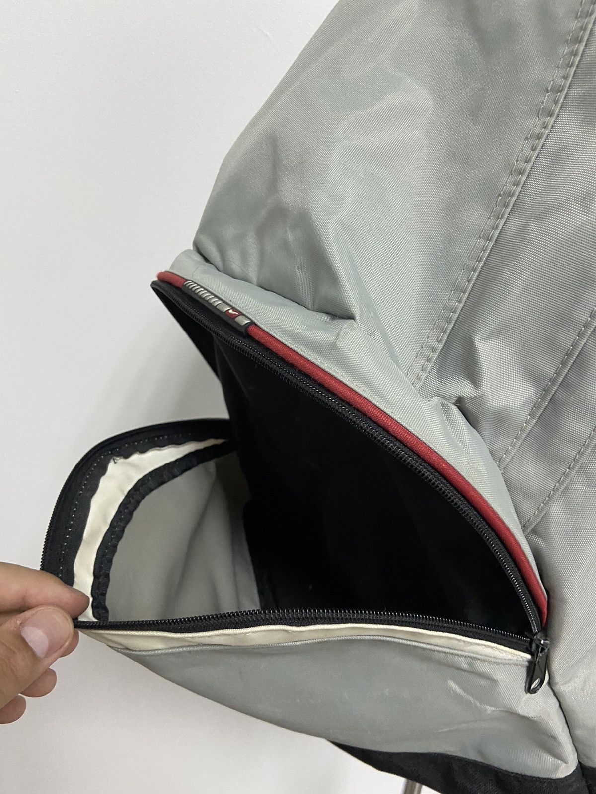 Nike × Vintage Nike Backpack Bag Vintage Big Swoosh Logo 90s Style Size ONE SIZE - 10 Thumbnail
