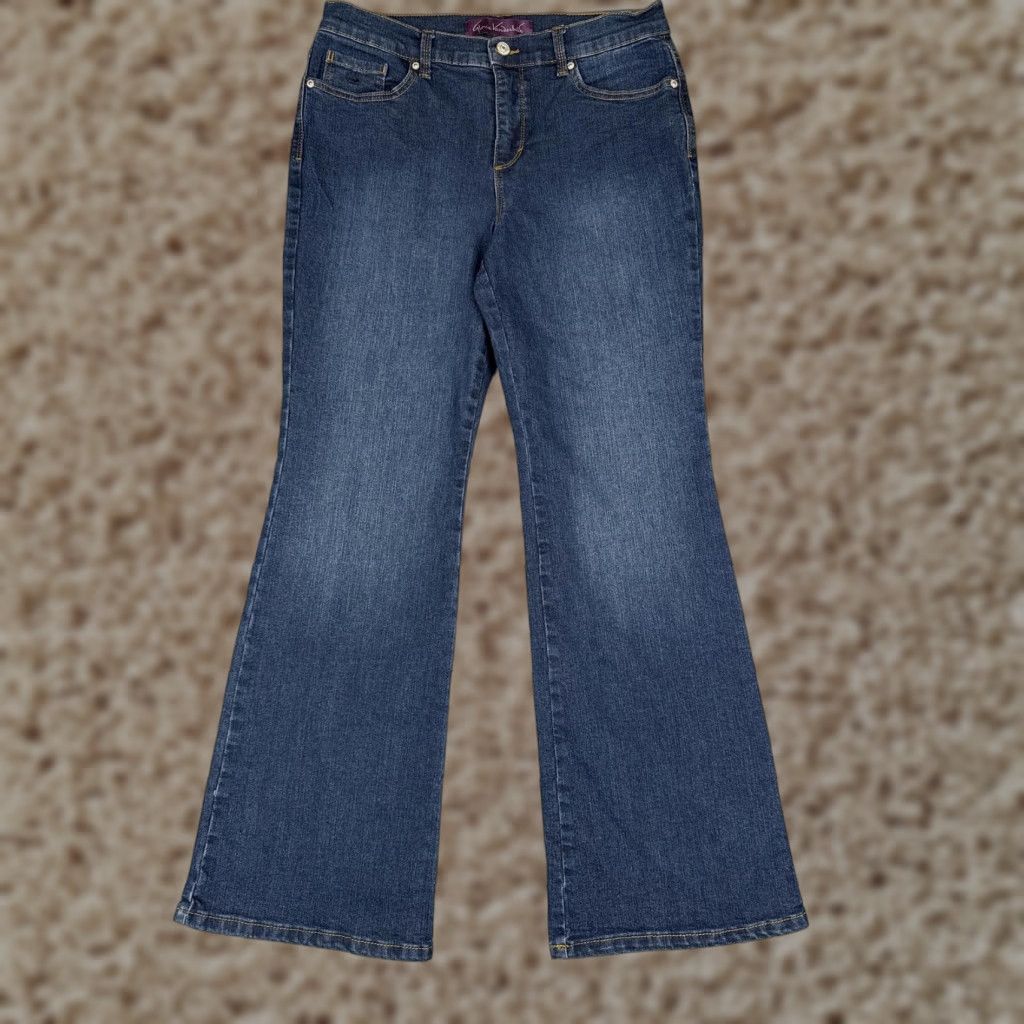 Gloria Vanderbilt Gloria Vanderbilt Amanda Bootcut Jeans Womens 8S Blue High Rise Stretch 29x30 Denim Jeans bootcut Womens 8S Blue Gloria Vanderbilt Amanda Size 30" / US 8 / IT 44 - 1 Thumbnail