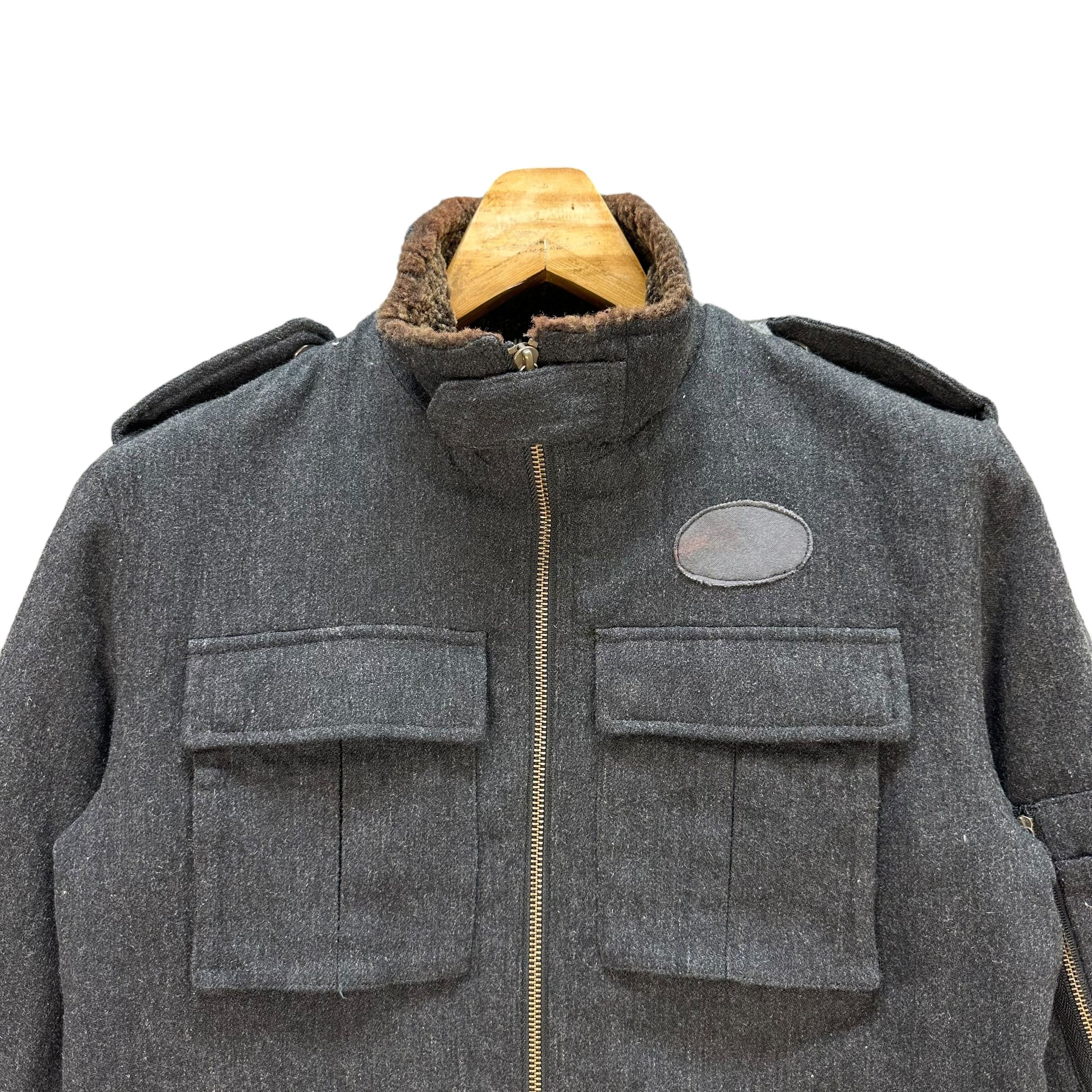 Ben Sherman Ben Sherman Four Pocket Sherpa Neck Wool Jacket #A3-0072 Size US S / EU 44-46 / 1 - 2 Thumbnail