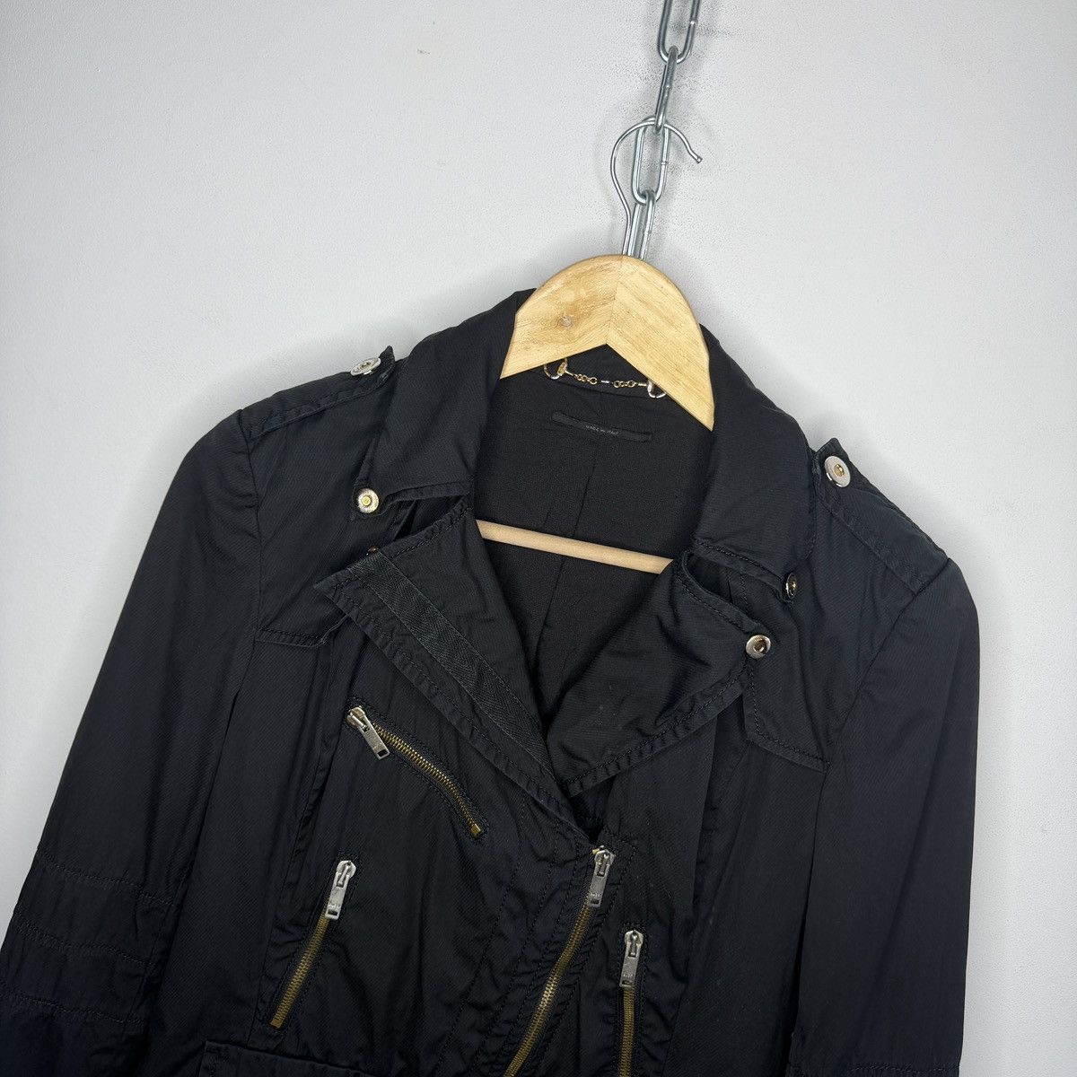 Gucci Original Gucci Woman Biker Style Trench Jacket 38 (M) Size M / US 6-8 / IT 42-44 - 4 Thumbnail