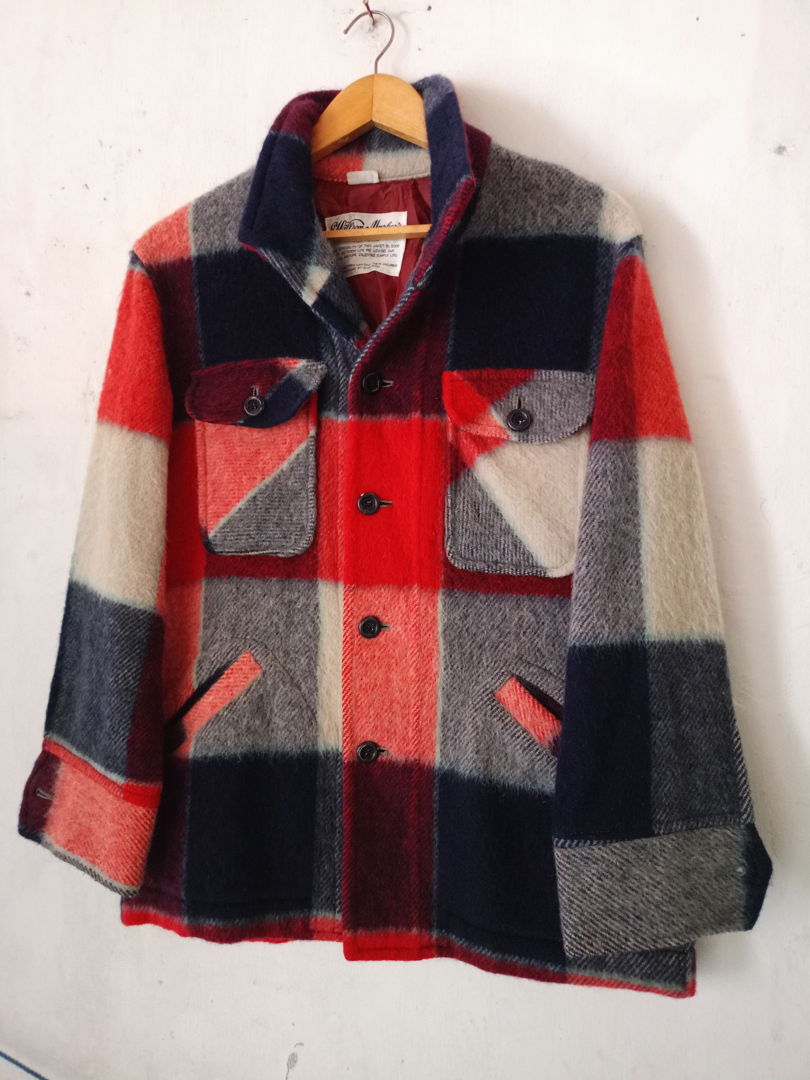 Flannel × Japanese Brand × Vintage Vintage Willson Markers Flannel Jacket Size US L / EU 52-54 / 3 - 3 Thumbnail