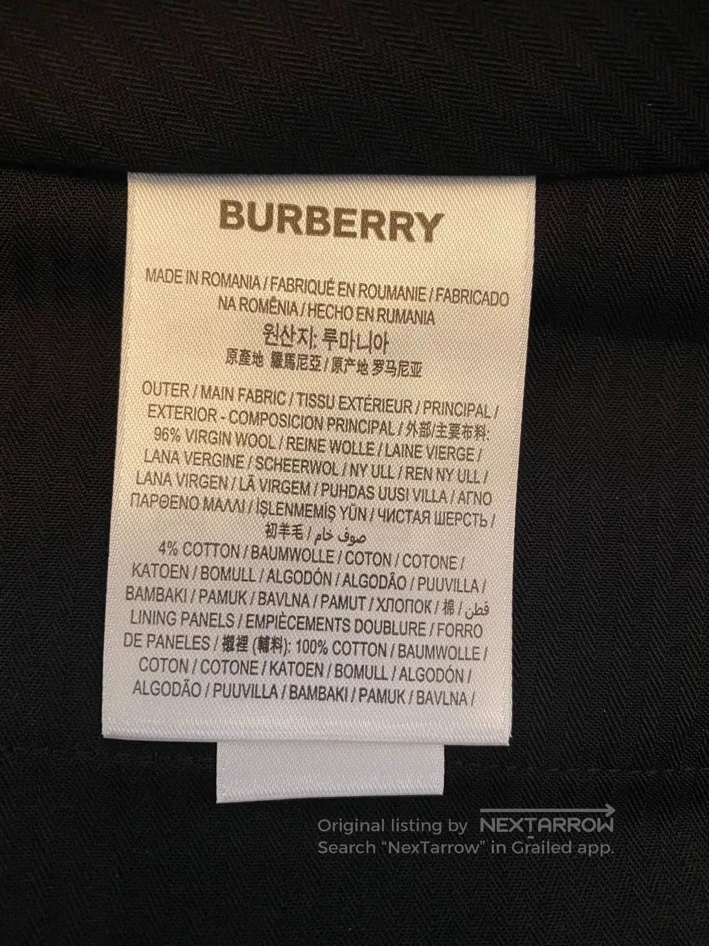 Burberry Burberry Classic Black Wool Trousers. Size US 34 / EU 50 - 6 Thumbnail