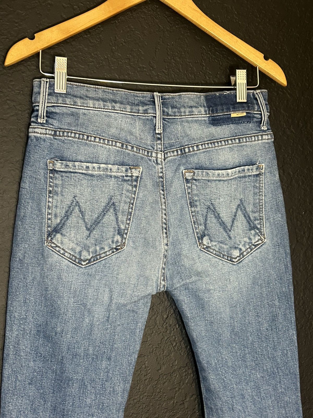 MOTHER Mother Superior Straight Fit Indigo Jeans Size 25" / US 0 / IT 36 - 8 Thumbnail