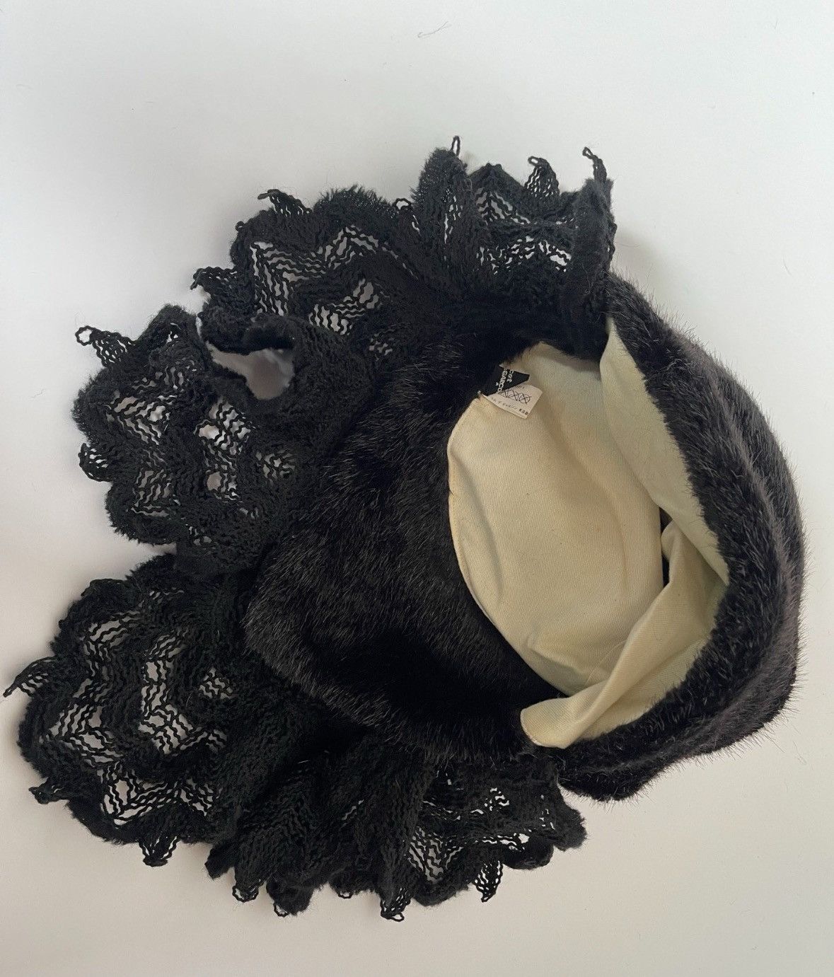 Comme des Garcons comme des garçons Tricot fur knit hat Size ONE SIZE - 3 Thumbnail