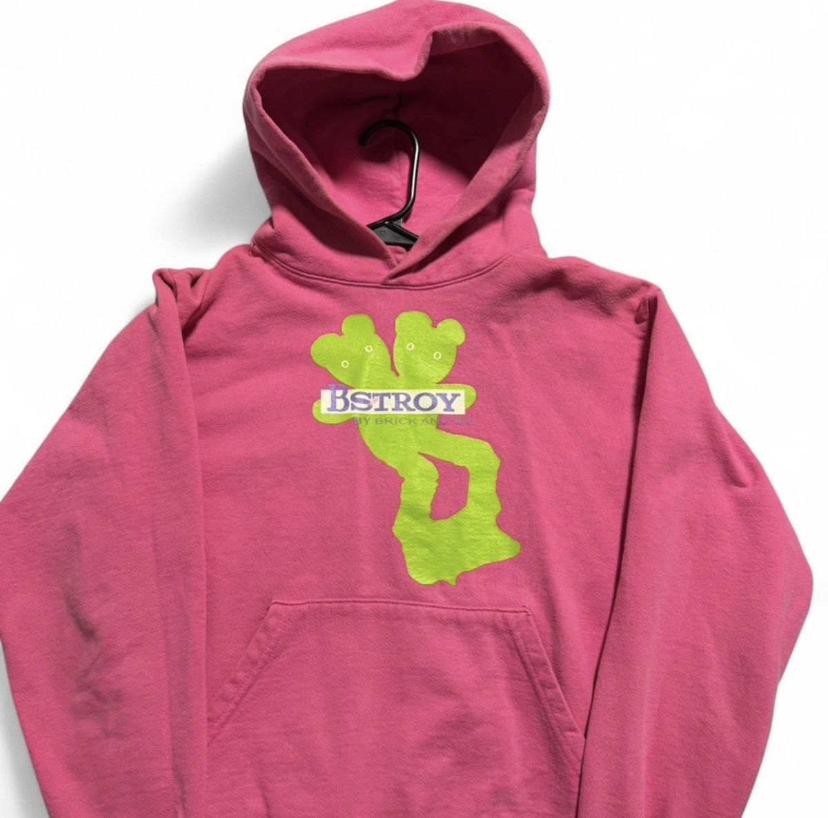 (B).Stroy B Stroy Teddy Bear Pink Hoodie Size US S / EU 44-46 / 1 - 1 Thumbnail
