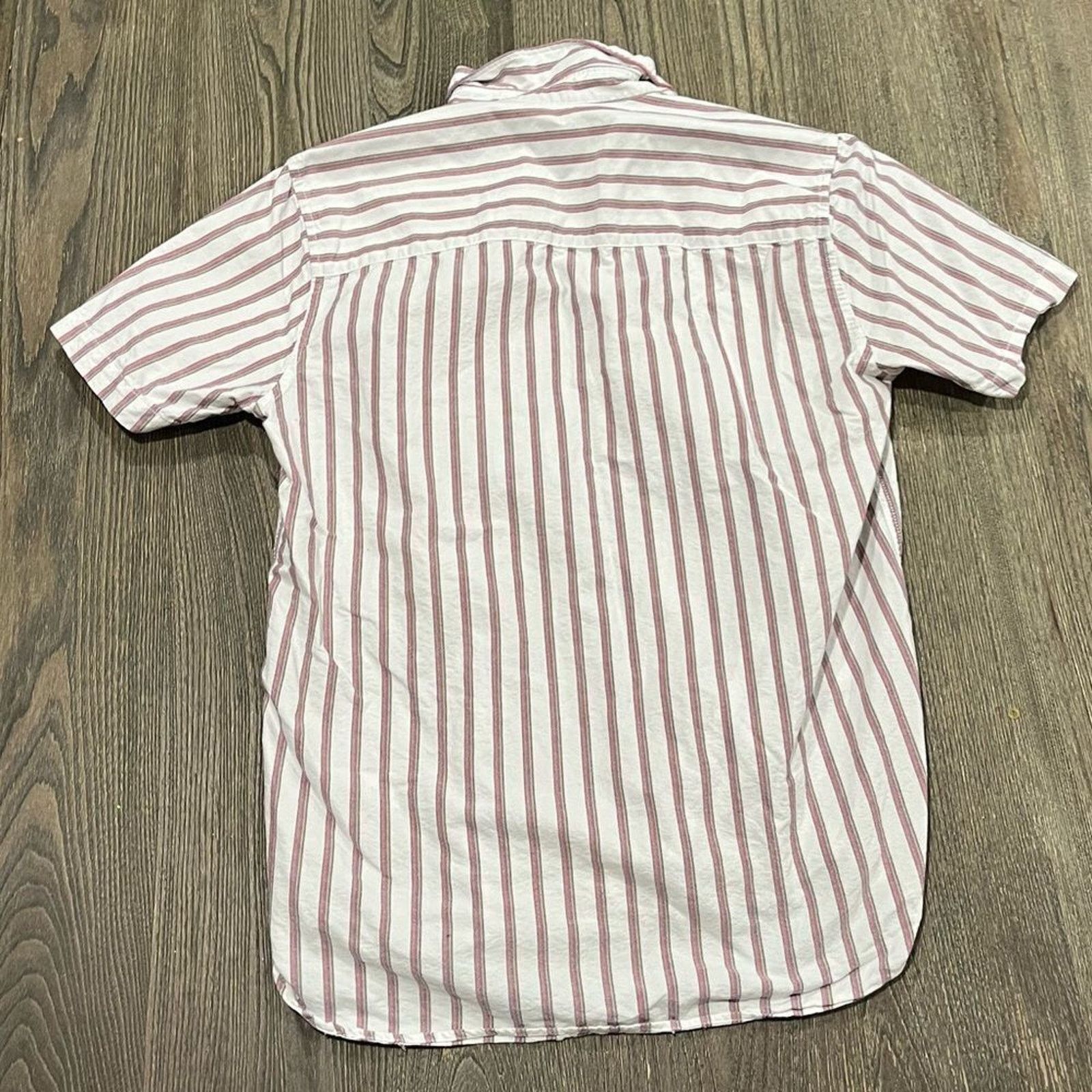 Topman Topman Button Down Shirt Oxford Striped Slim Fit M Size US M / EU 48-50 / 2 - 4 Thumbnail