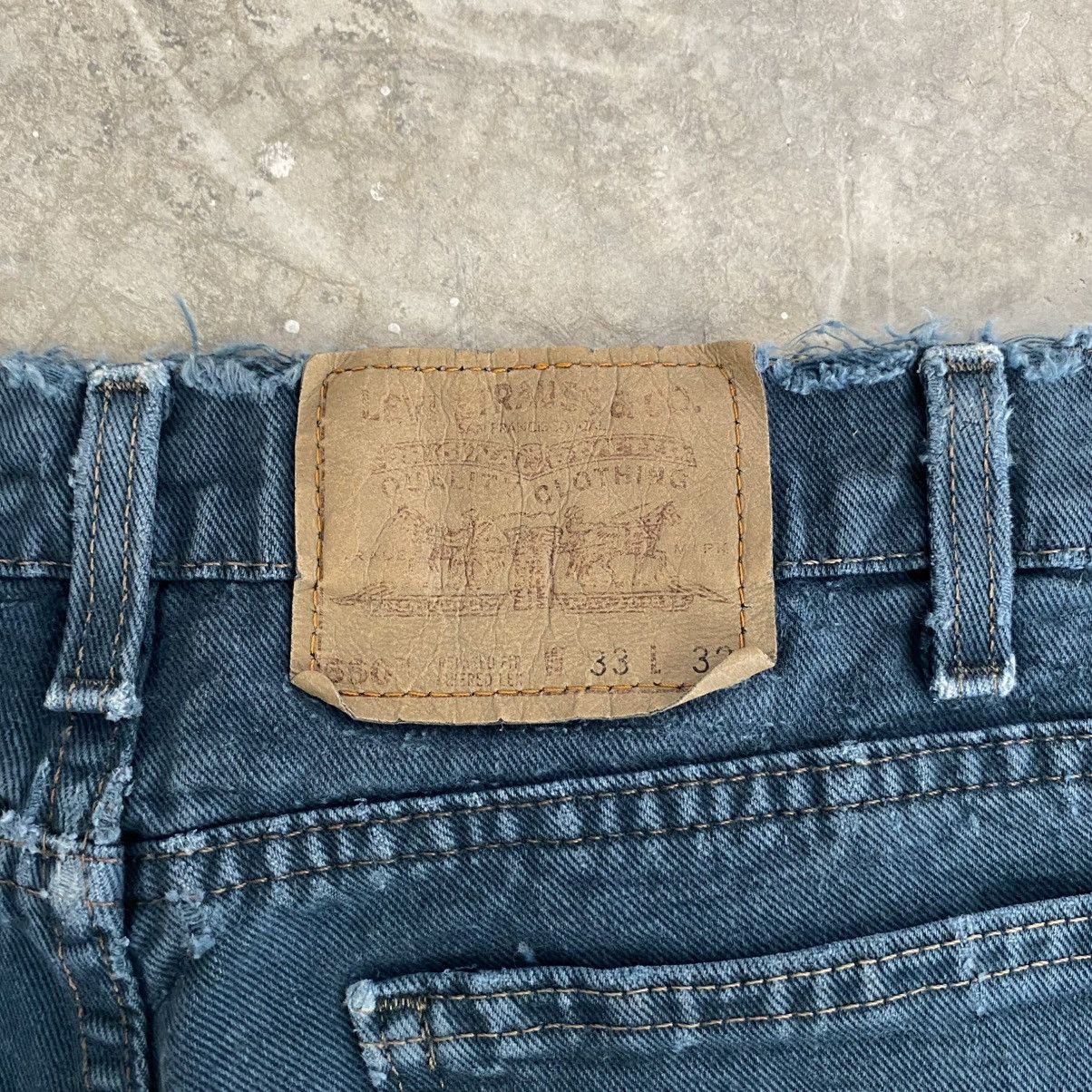 Levi's Vintage 1995 Levis 550 Orange Tab Faded Green Baggy Jeans Size US 32 / EU 48 - 13 Thumbnail